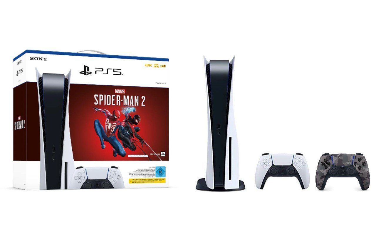 Playstation 5 Bundle Marvel's Disk (inkl. 2) inkl. Controller (Camouflage) 2 2. Spider-Man + Edition Marvel's Spider-Man