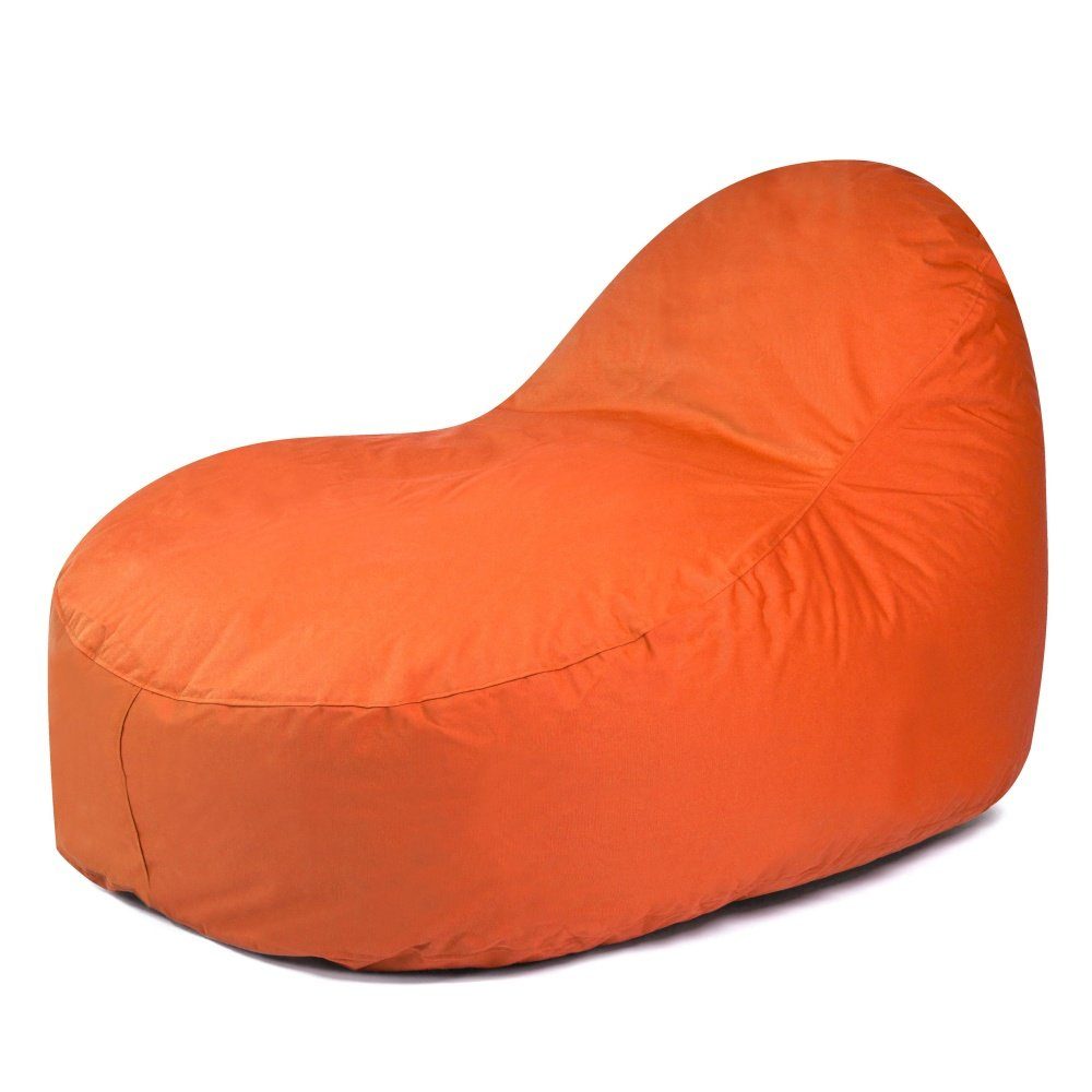 OUTBAG Sitzsack Slope XL Plus, made in Germany, wasserabweisend, 115x140x80 (BxLxH) orange