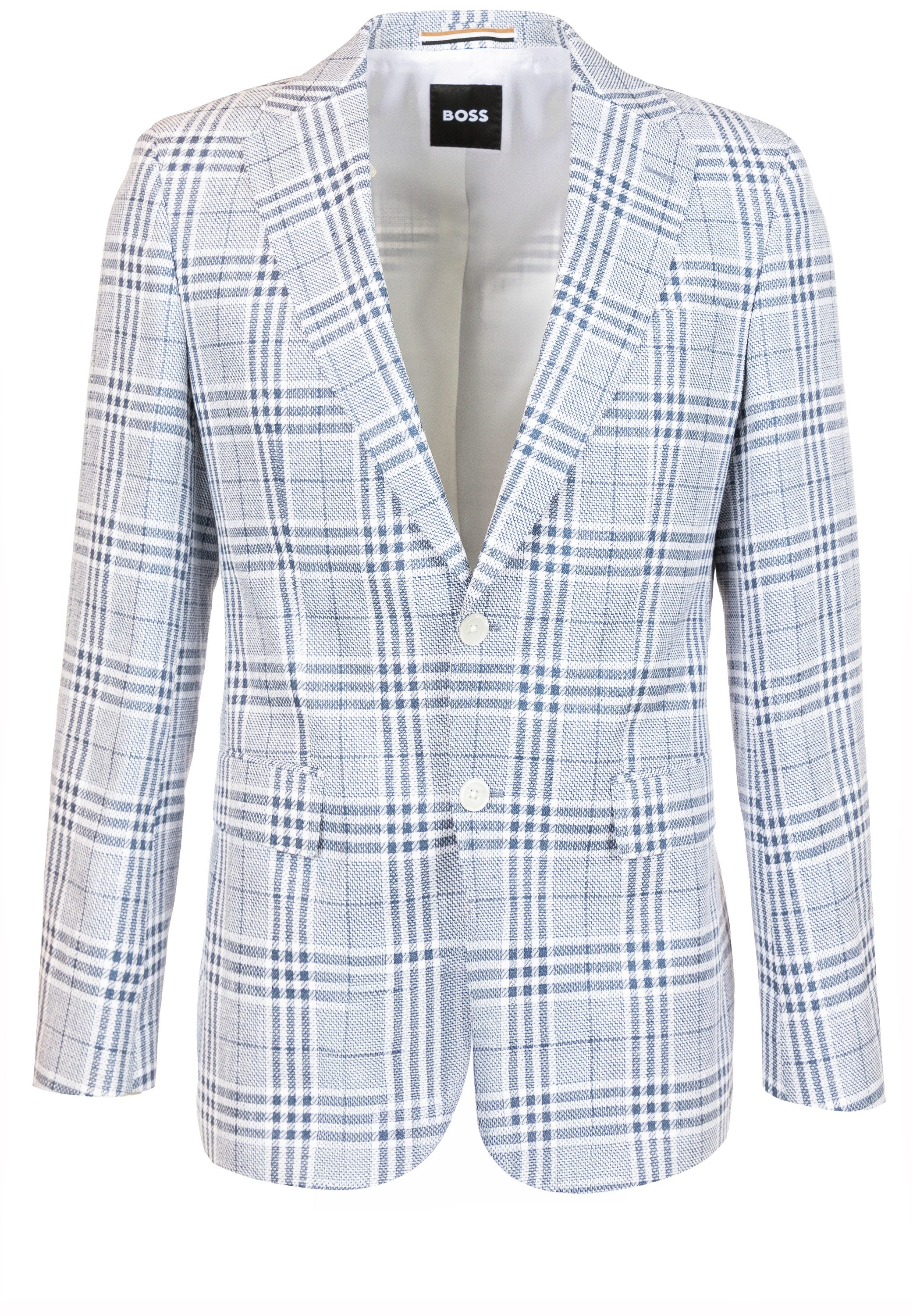 BOSS Anzugsakko H-Hutson mit Karo-Muster (1-tlg)