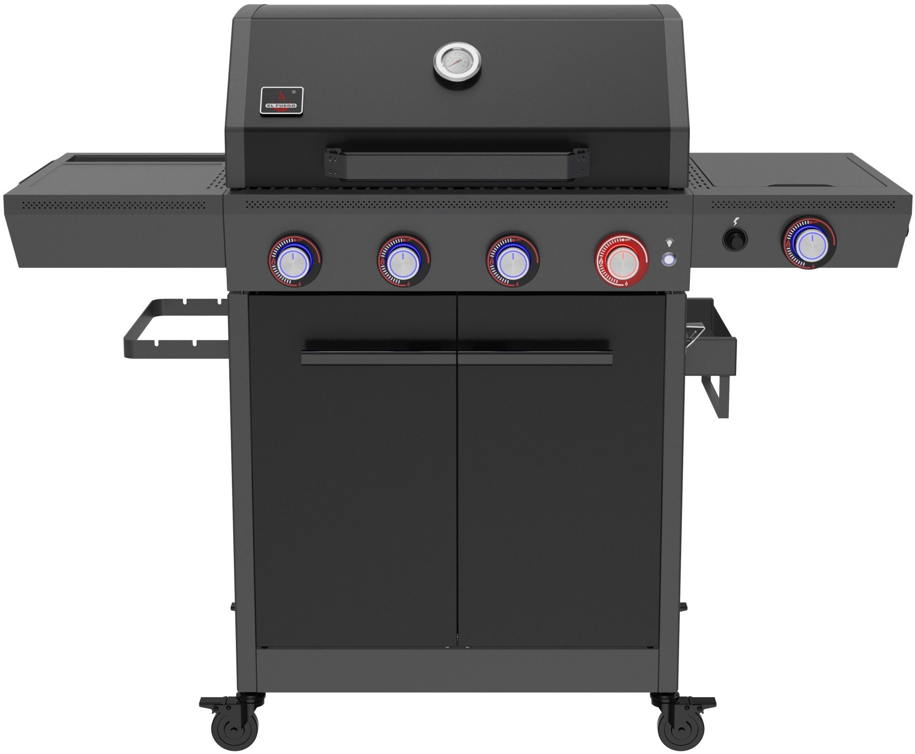 El Fuego Gasgrill Key West, 16 kW (4 Brenner je 3,0 kW + 1 Turbobrenner 4,0 kW)