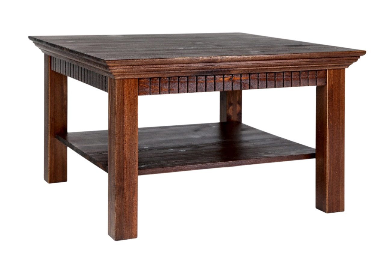 Clever-Moebel Couchtisch Couchtisch im Landhausstil, 76x76 cm, Tiefe: 76cm, günstig online kaufen