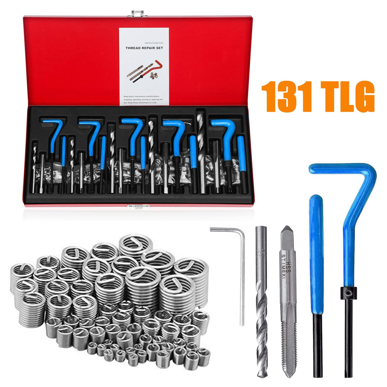 Vellora Gewindebohrer 131tlg Auto Gewindereparatur, M5 günstig online kaufen
