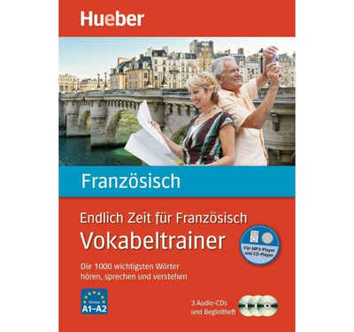 Hueber Verlag Hörspiel-CD Endlich Zeit für Französisch - Vokabeltrainer, 3 Audio-CDs