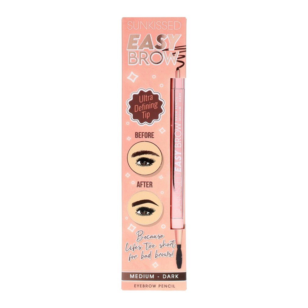 SUNKISSED Augenbrauen-Stift Easy Brow Eyebrow Pencil 0.1g - Medium/Dark