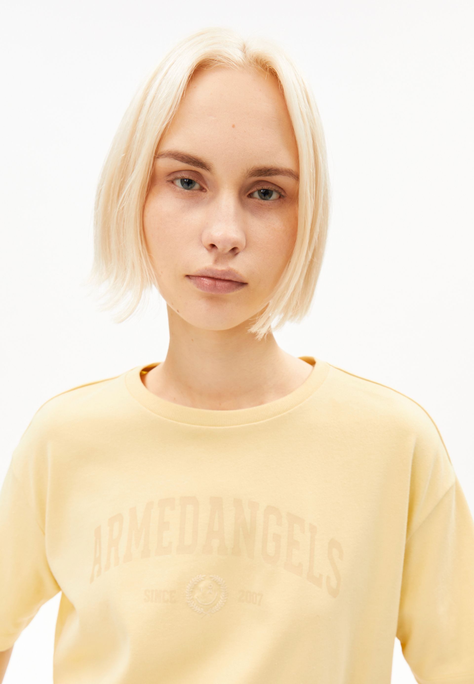 Armedangels T-Shirt GIANNAA COLLEGE T-Shirt aus Bio-Baumwoll Mix Oversized Fit
