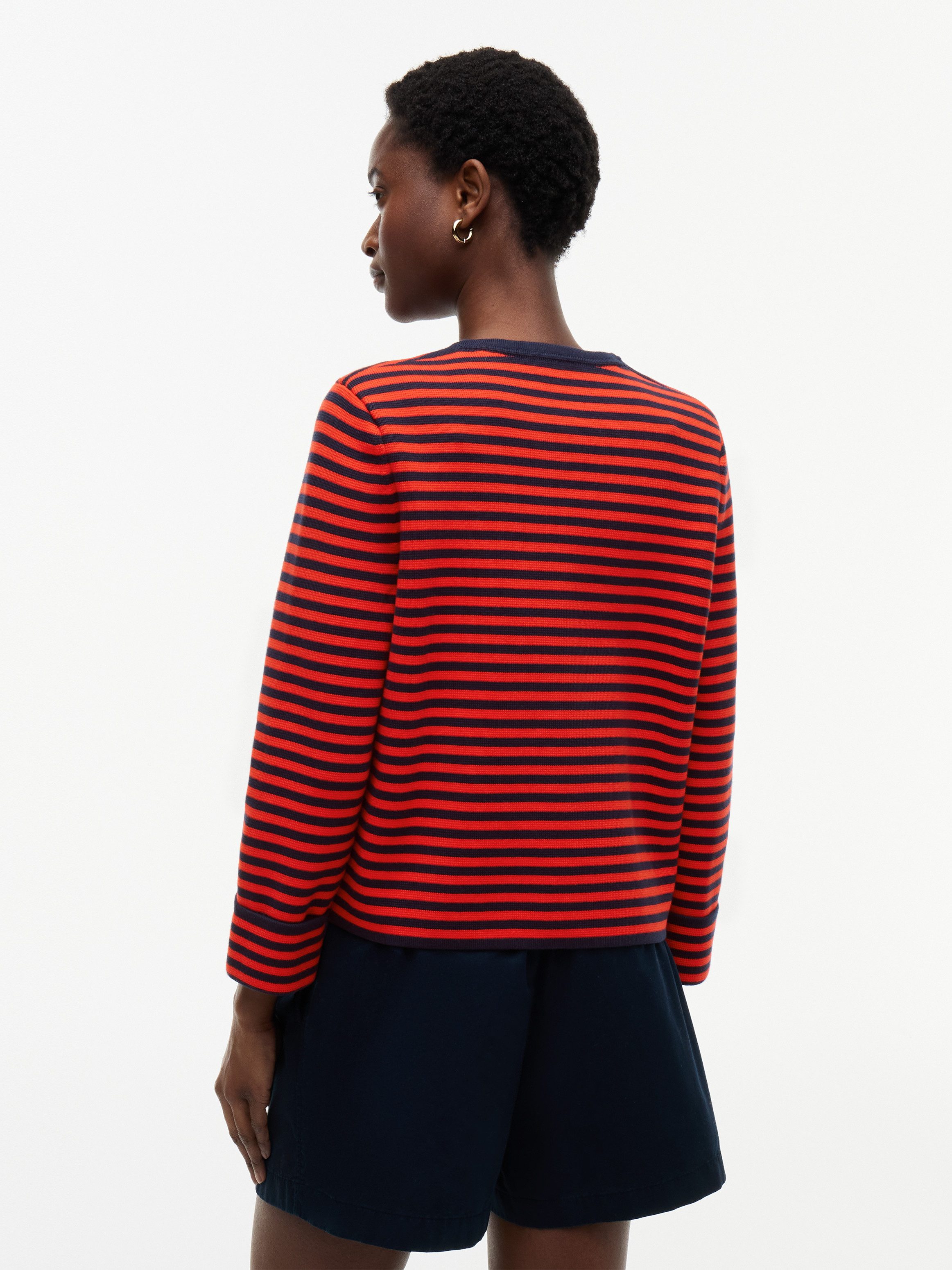 Tommy Hilfiger Strickjacke GOLD BUTTON LS CARDI Baumwolle, goldfarbene Knöpfe