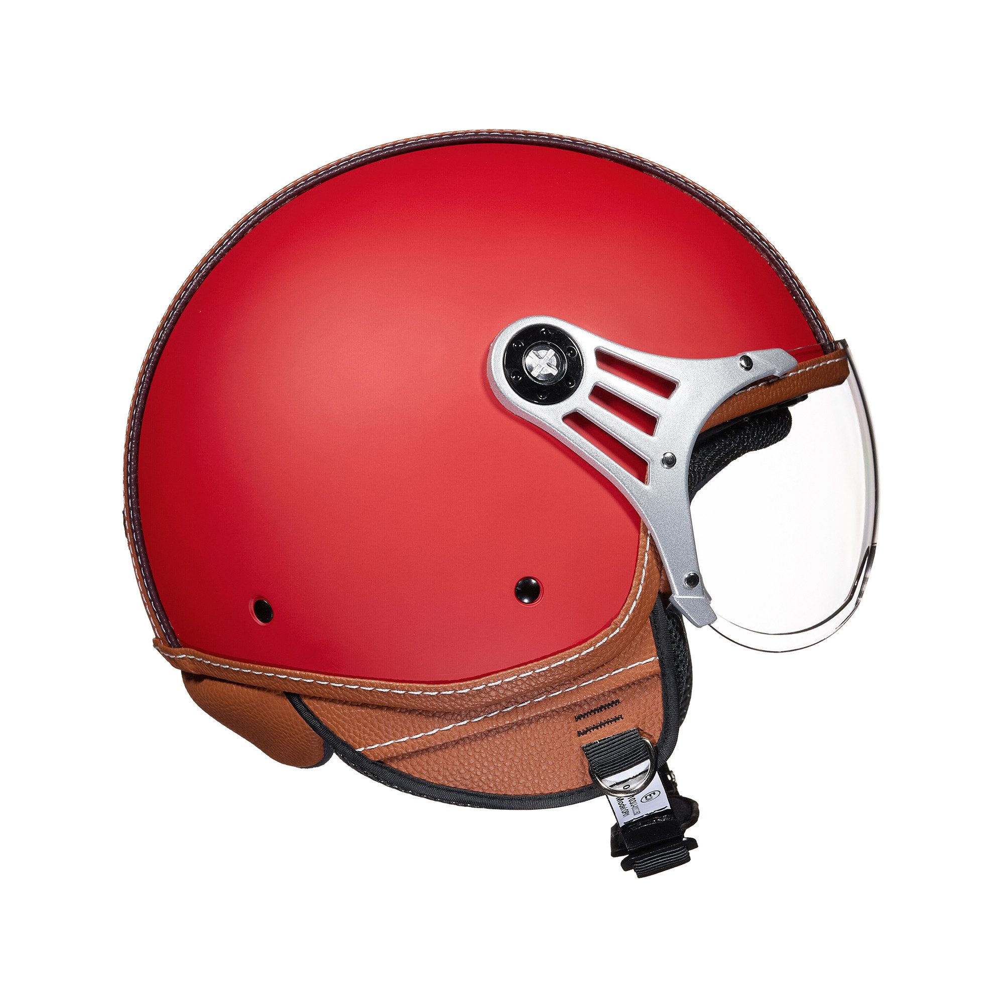 MOTO HELMETS Motorradhelm Integralhelm Motorrad Roller Full Helm AF-84, Helm für Motorrad Roller Scooter, Schnellverschluss, Visier, nur 1050g