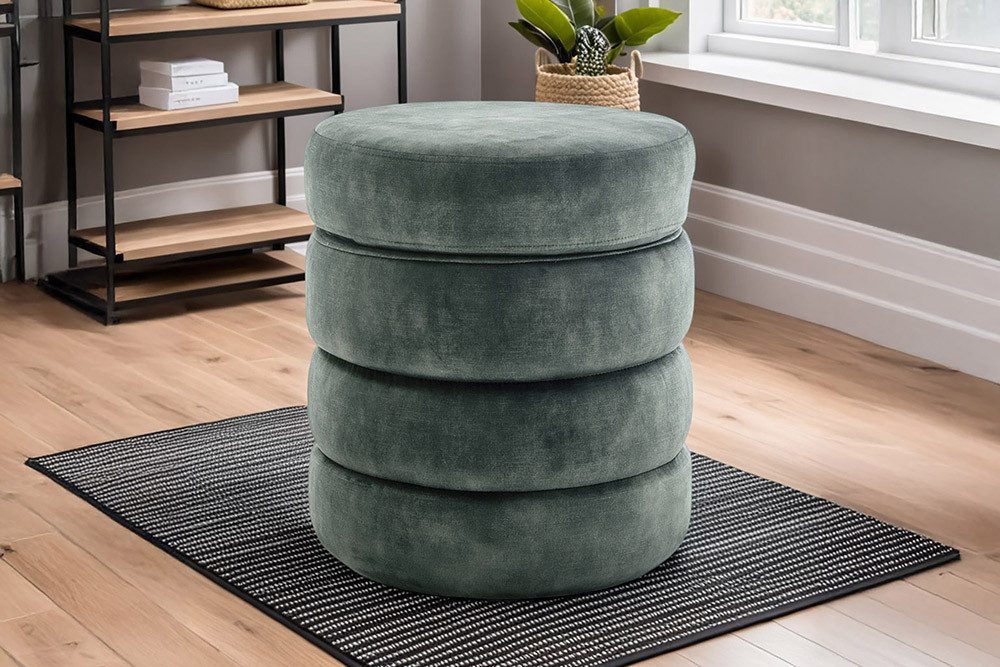 riess-ambiente Polsterhocker VOGUE 50cm grün - günstig online kaufen