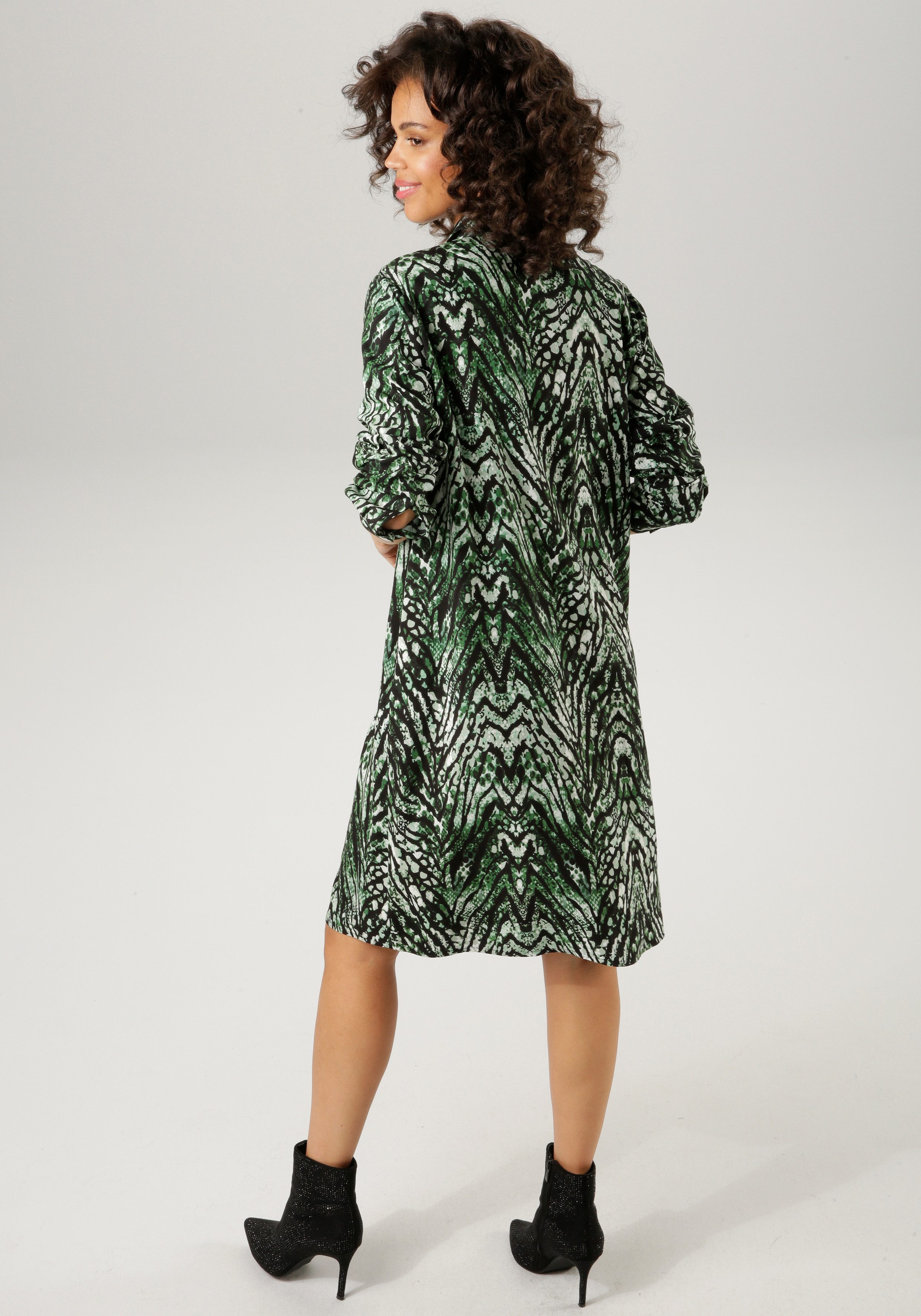 Aniston CASUAL Blusenkleid im extravaganten Animal-Print- günstig online kaufen