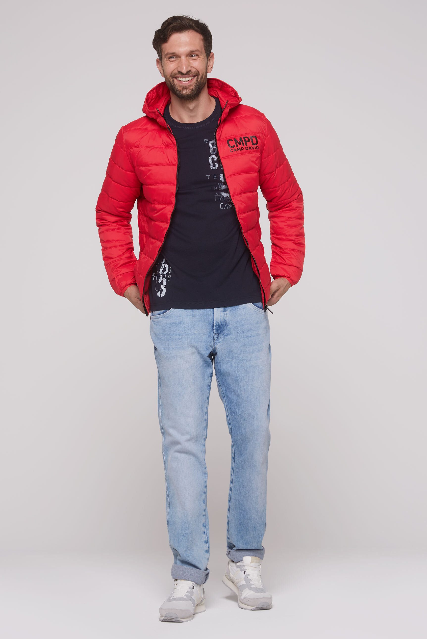 CAMP DAVID Outdoorjacke mit Innentaschen