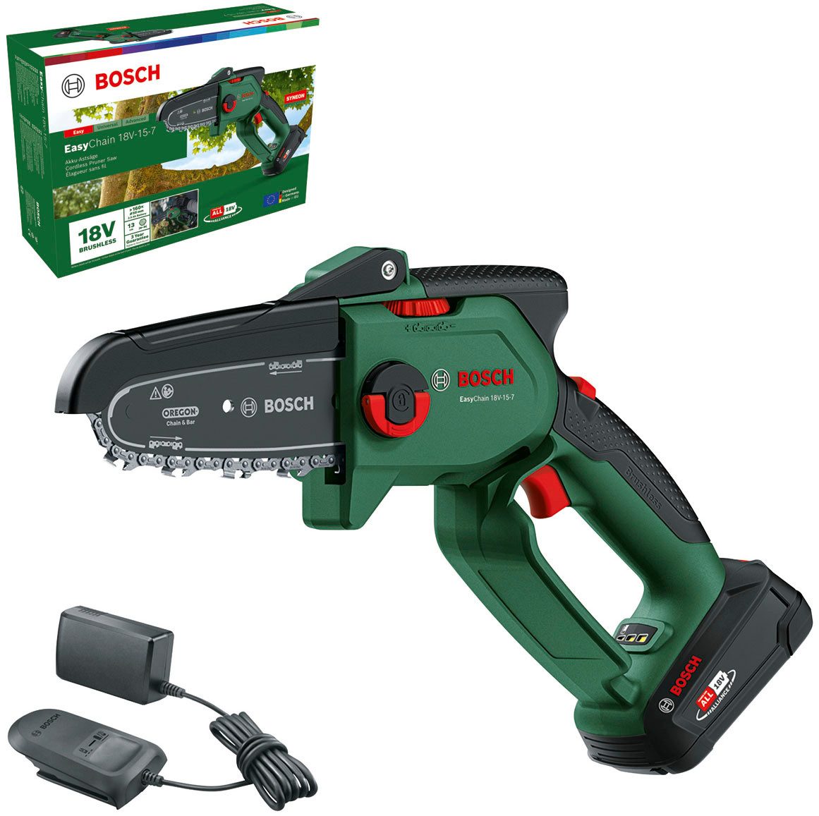 Bosch Home & Garden Akku-Kettensäge EasyChain günstig online kaufen