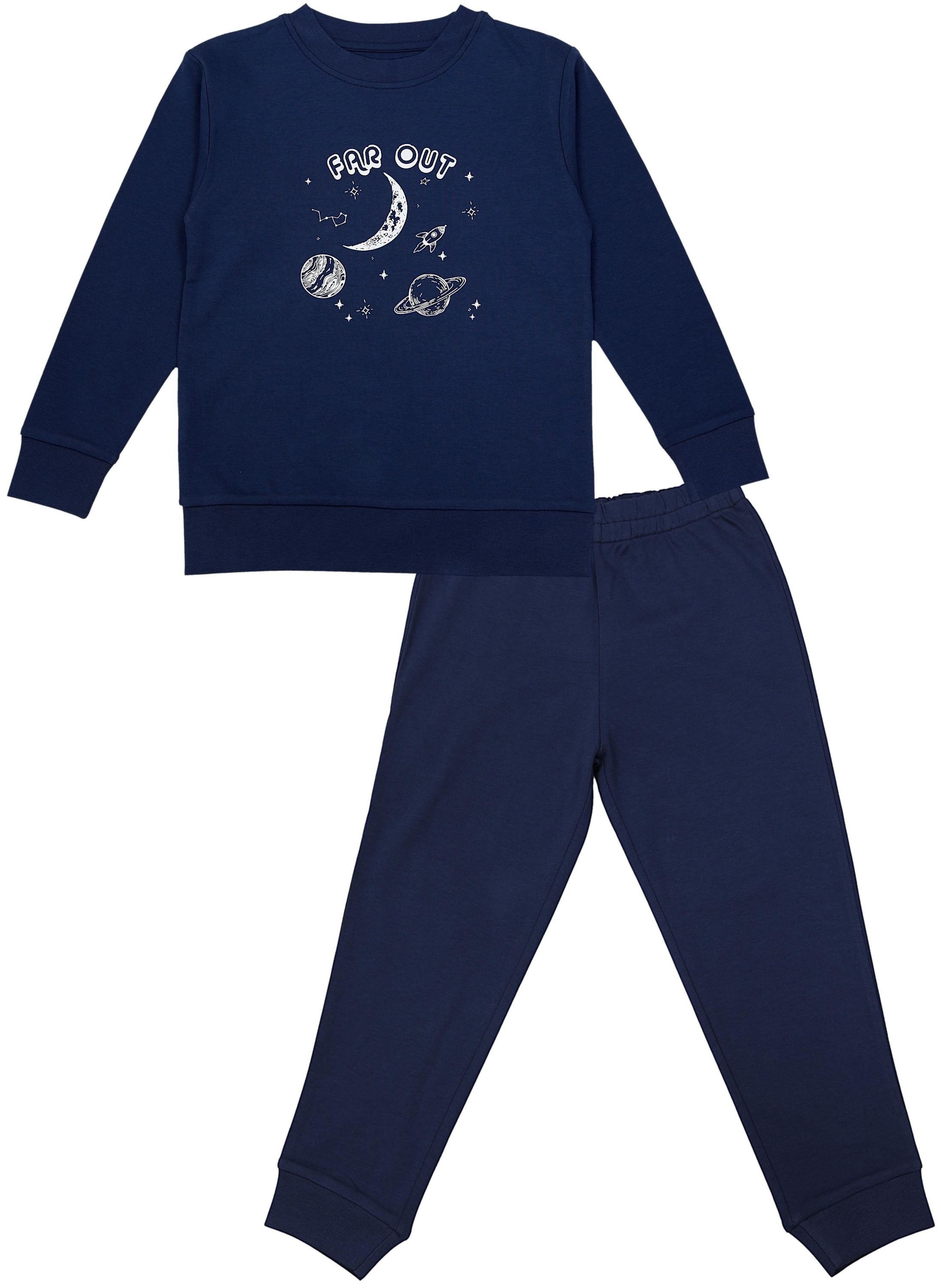 TupTam Schlafanzug Kinder Jungen Pyjama Schlafanzug Set Langarm Nachtwäsche 2-teilig