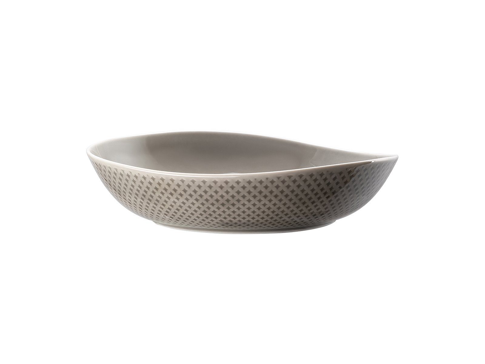 Rosenthal Suppenteller Junto Pearl Grey Teller tief 25 cm, Teller Tief