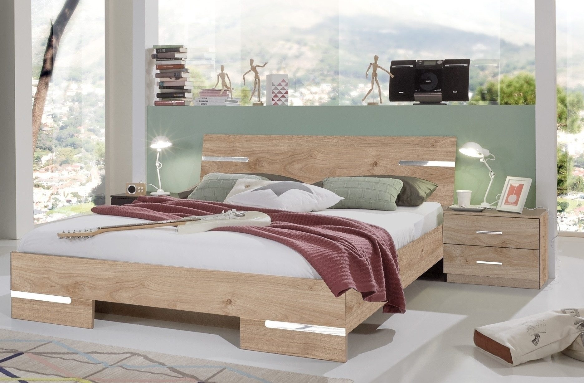 freiraum Schlafzimmer-Set Anna, in ARTISAN EICHE NACHBILDUNG - 282x81x210cm (BxHxT)