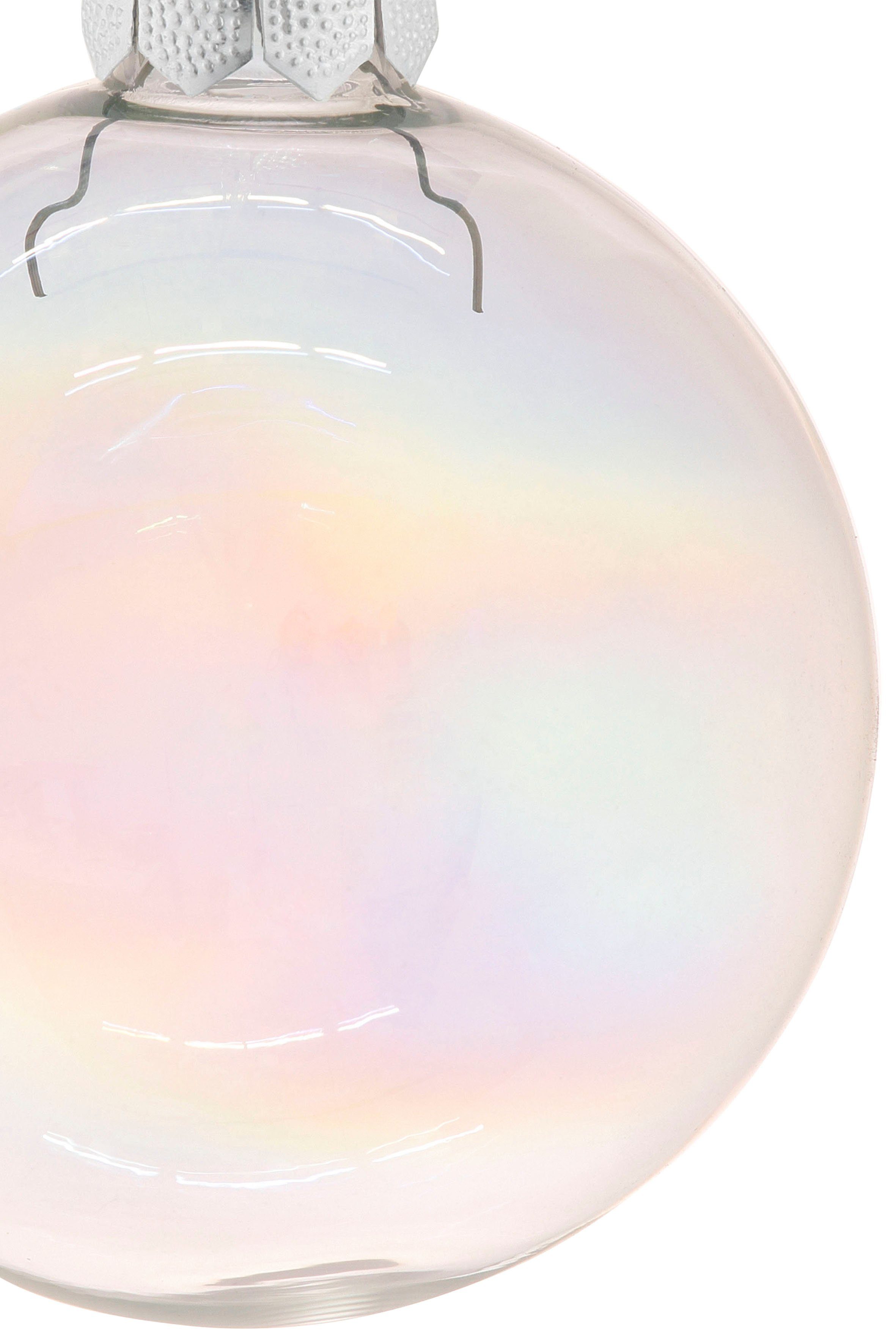 MAGIC by Inge Weihnachtsbaumkugel Straight & Cool (24 St), aus Glas, Ø 6 cm und 8 cm