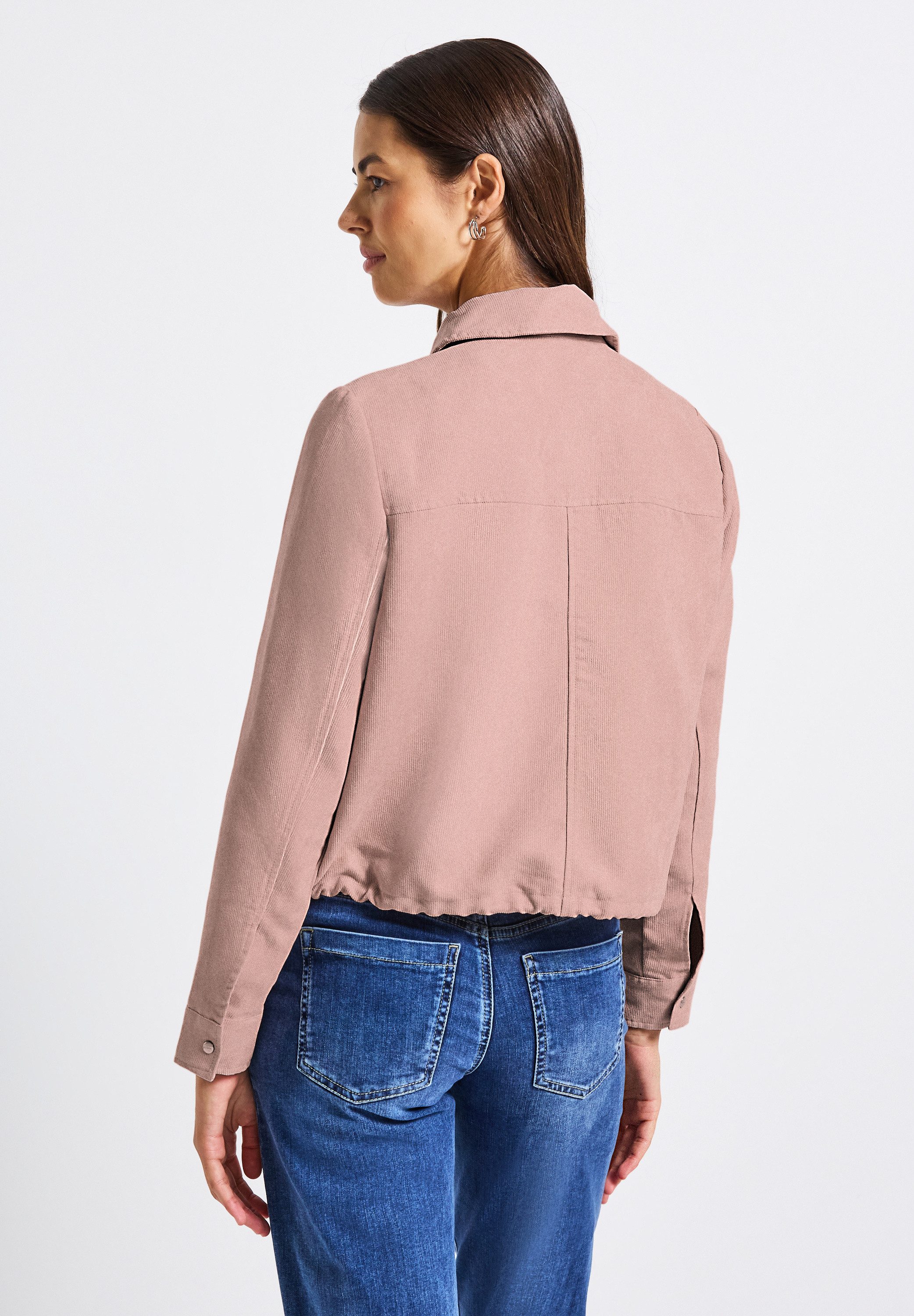 STREET ONE Cordjacke mit Zipper günstig online kaufen