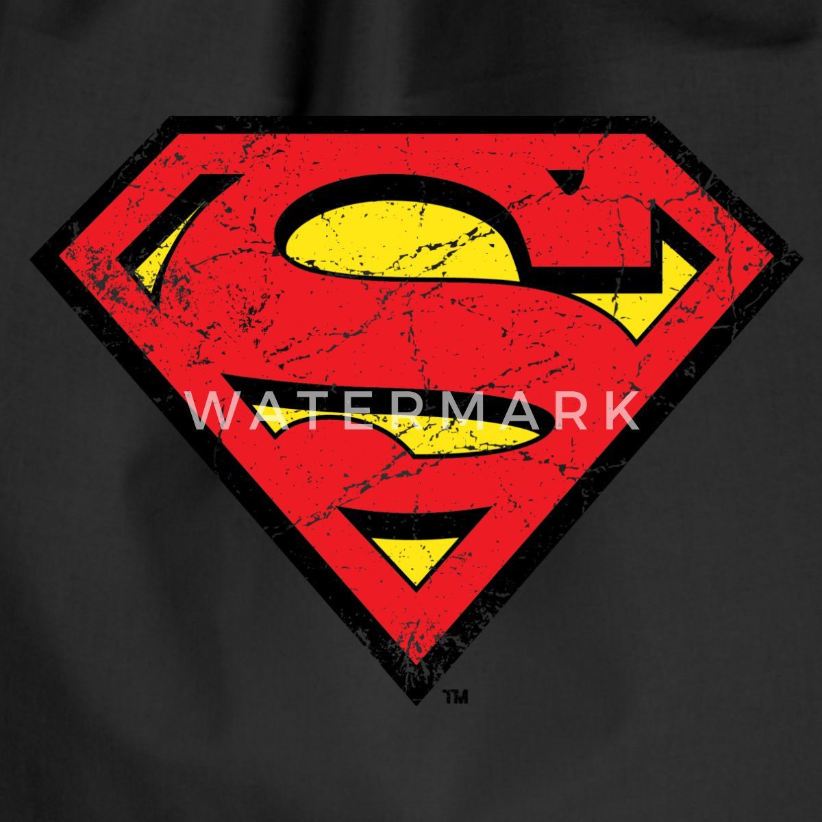 Spreadshirt Turnbeutel DC Comics Superman Logo Used Look Karneval Turnbeutel (1-tlg)