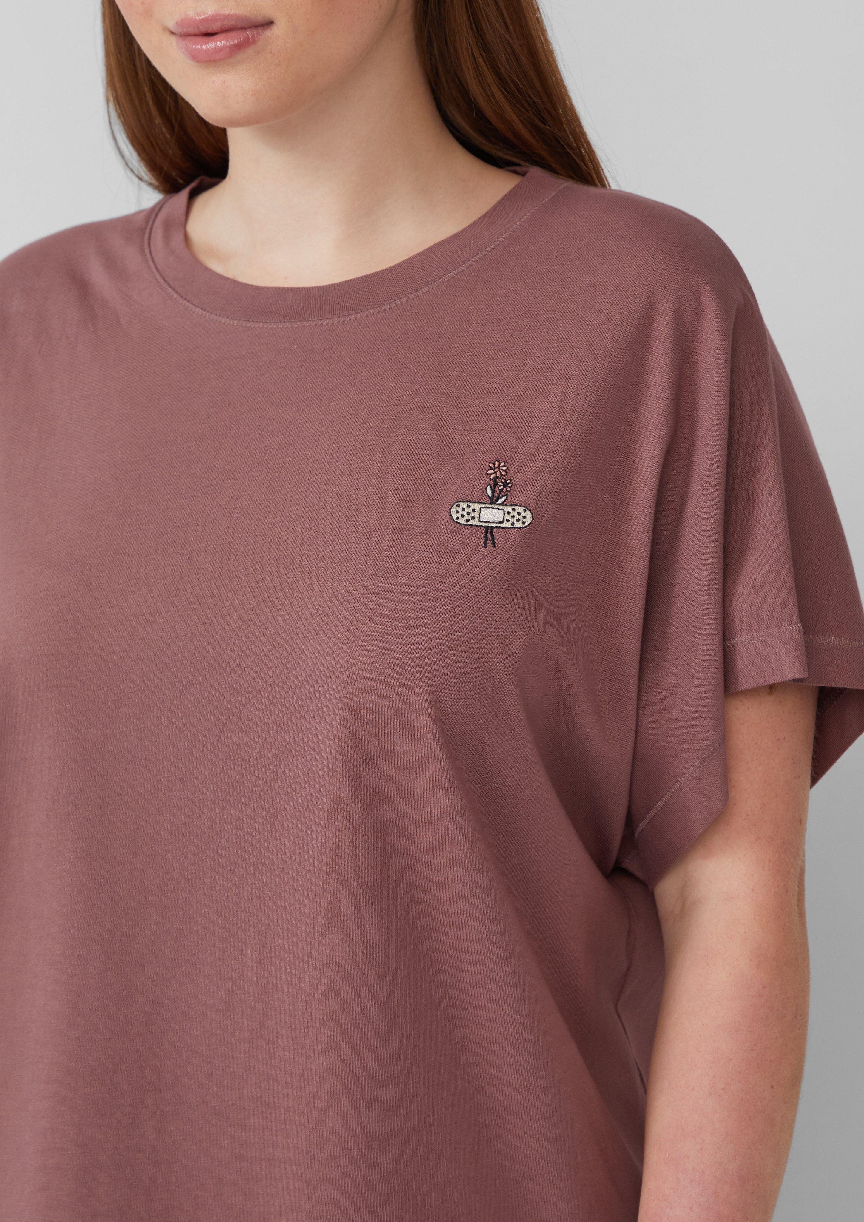 QS Kurzarmshirt T-Shirt im Loose Fit günstig online kaufen