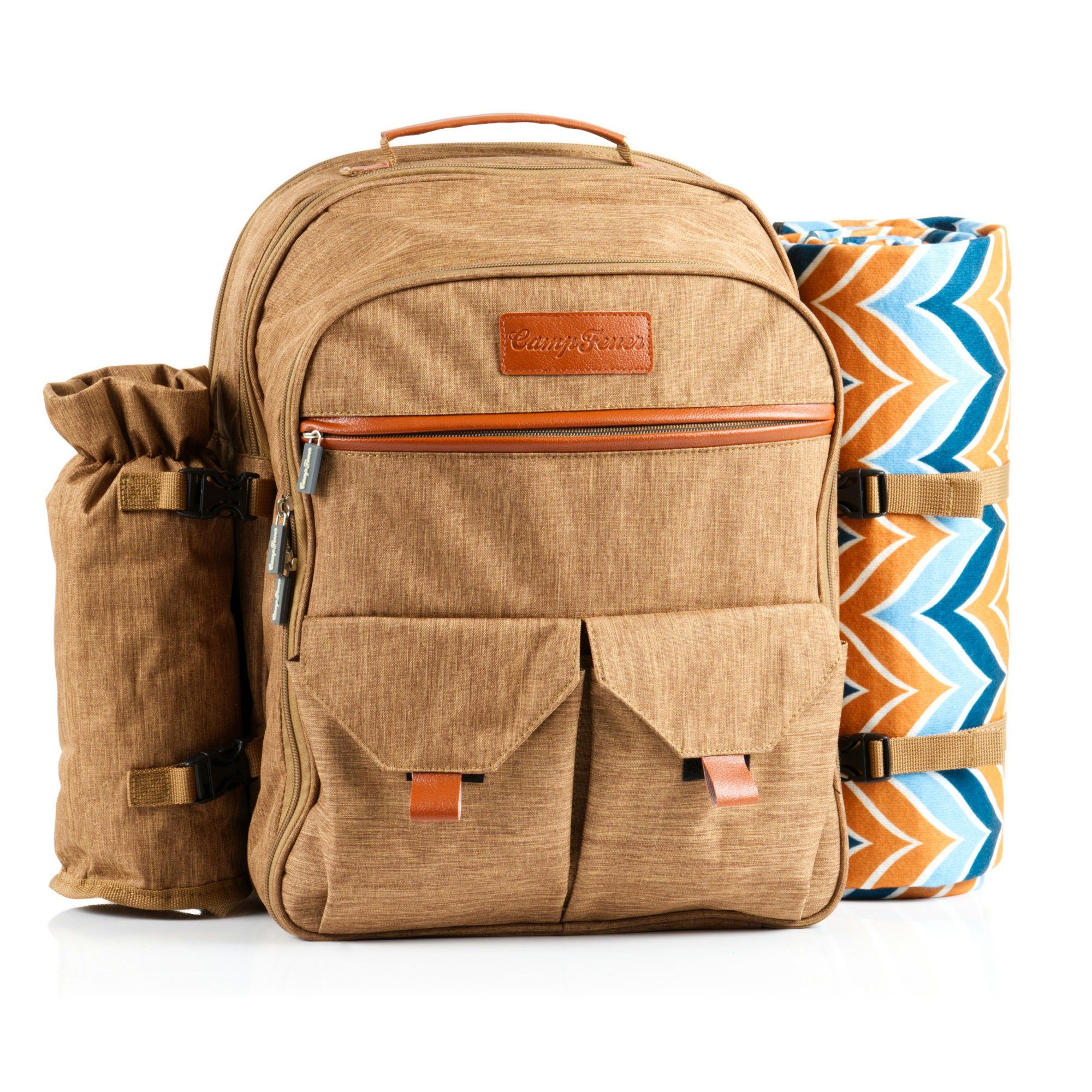 CampFeuer Freizeitrucksack Picknickrucksack für 4 Personen, günstig online kaufen