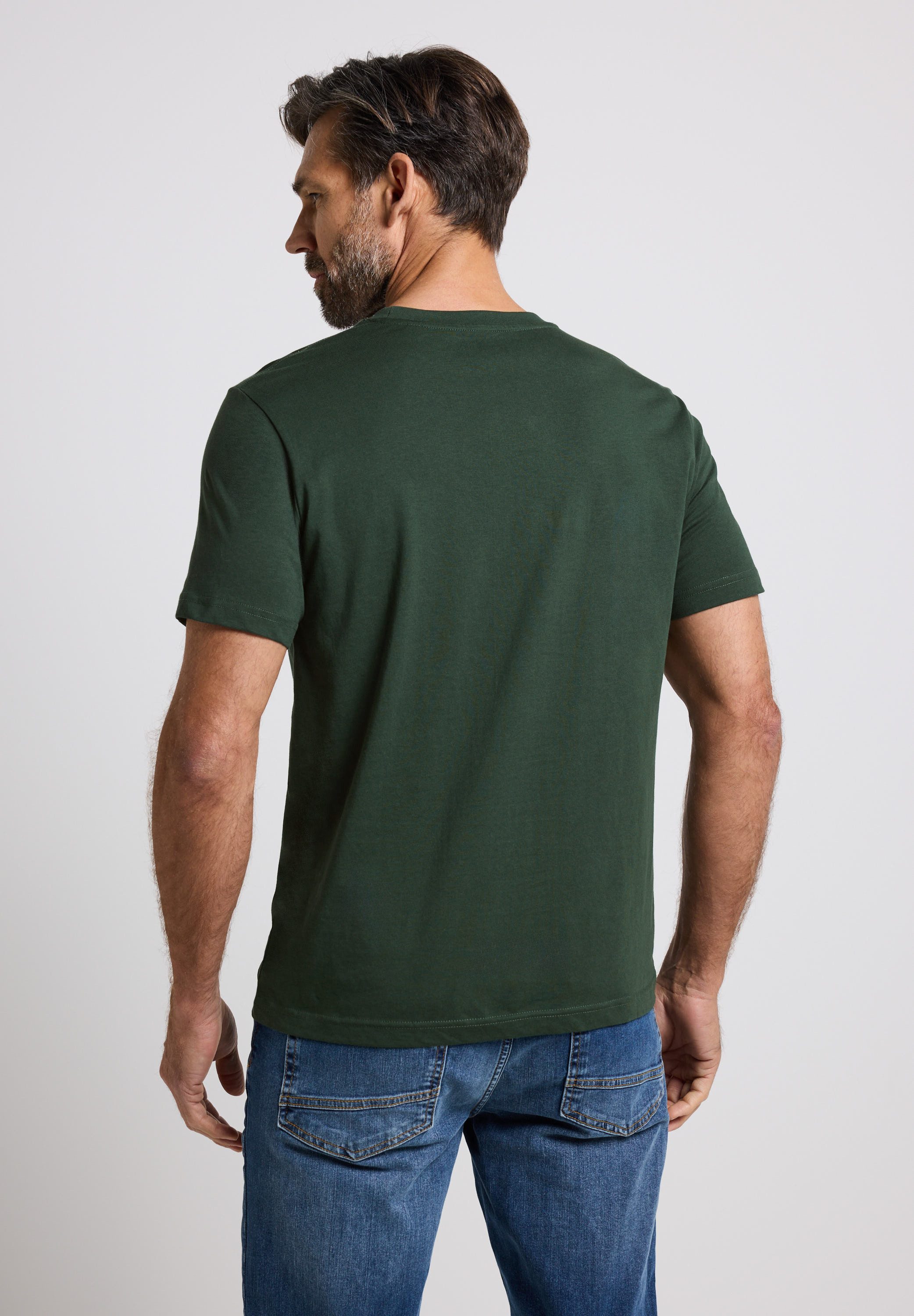 STREET ONE MEN T-Shirt aus reiner Baumwolle