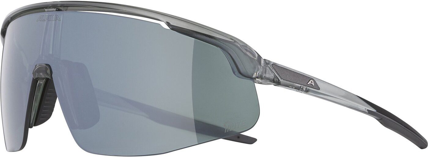 Alpina Sports Sonnenbrille TURBO PRO Q-LITE GREY-TRANSPARENT GLOSS