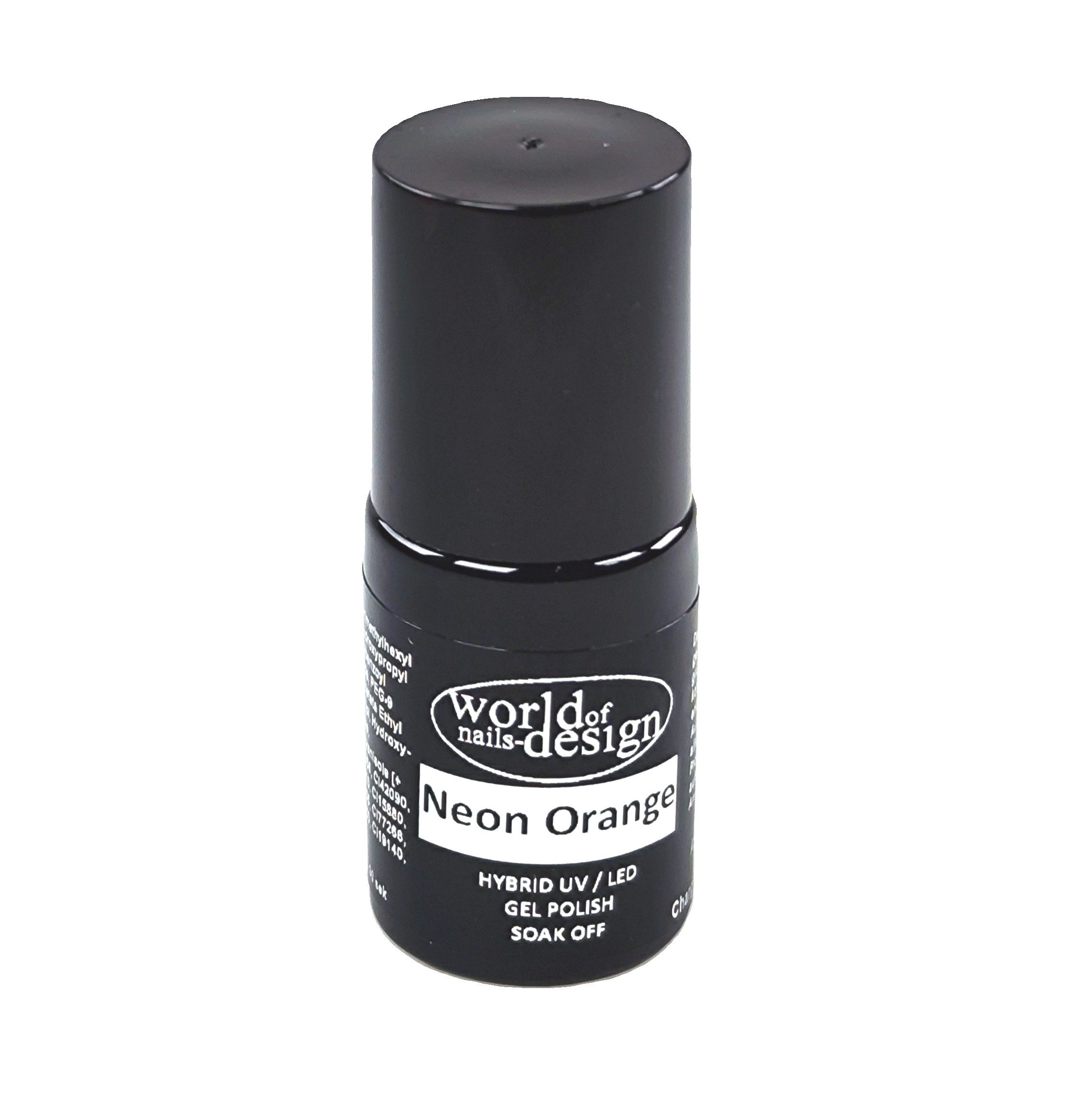 World of Nails-Design Gel-Nagellack UV/LED Hybrid-Lack, Gel-Lack, Gel Polish Neon Edition, leuchtende Neon-Farben