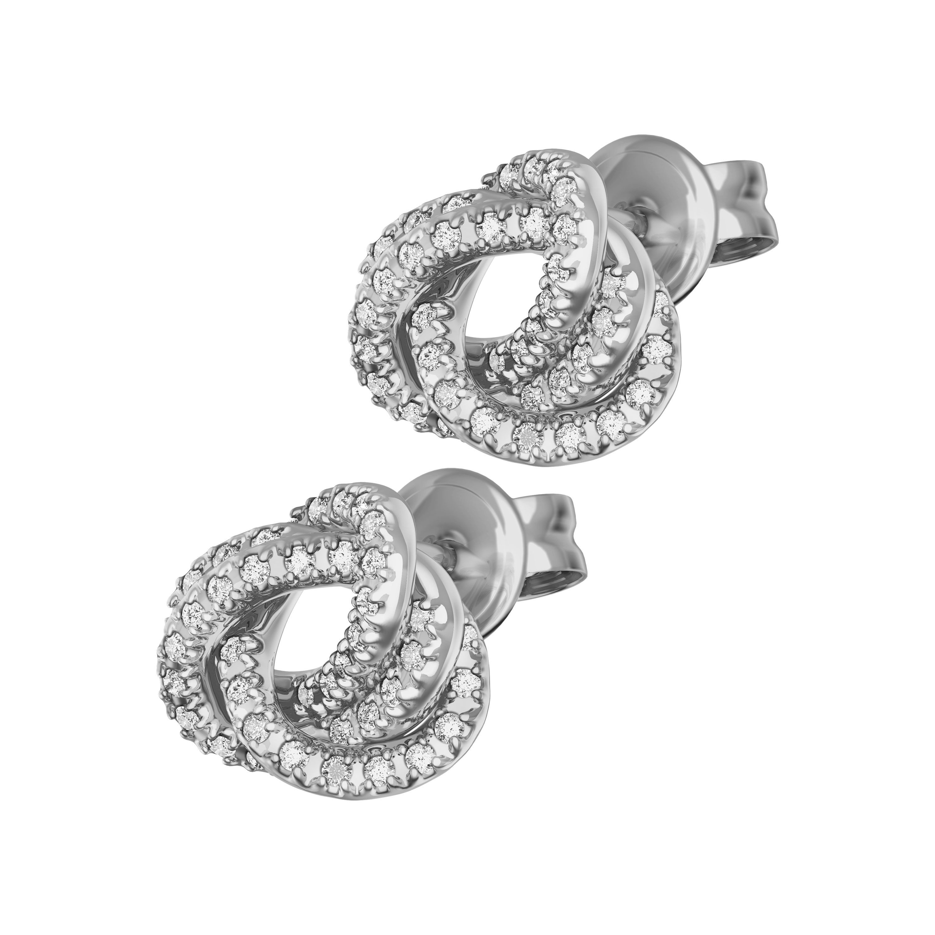 Emporio Armani Paar Ohrstecker, mit Zirkonia (synth)