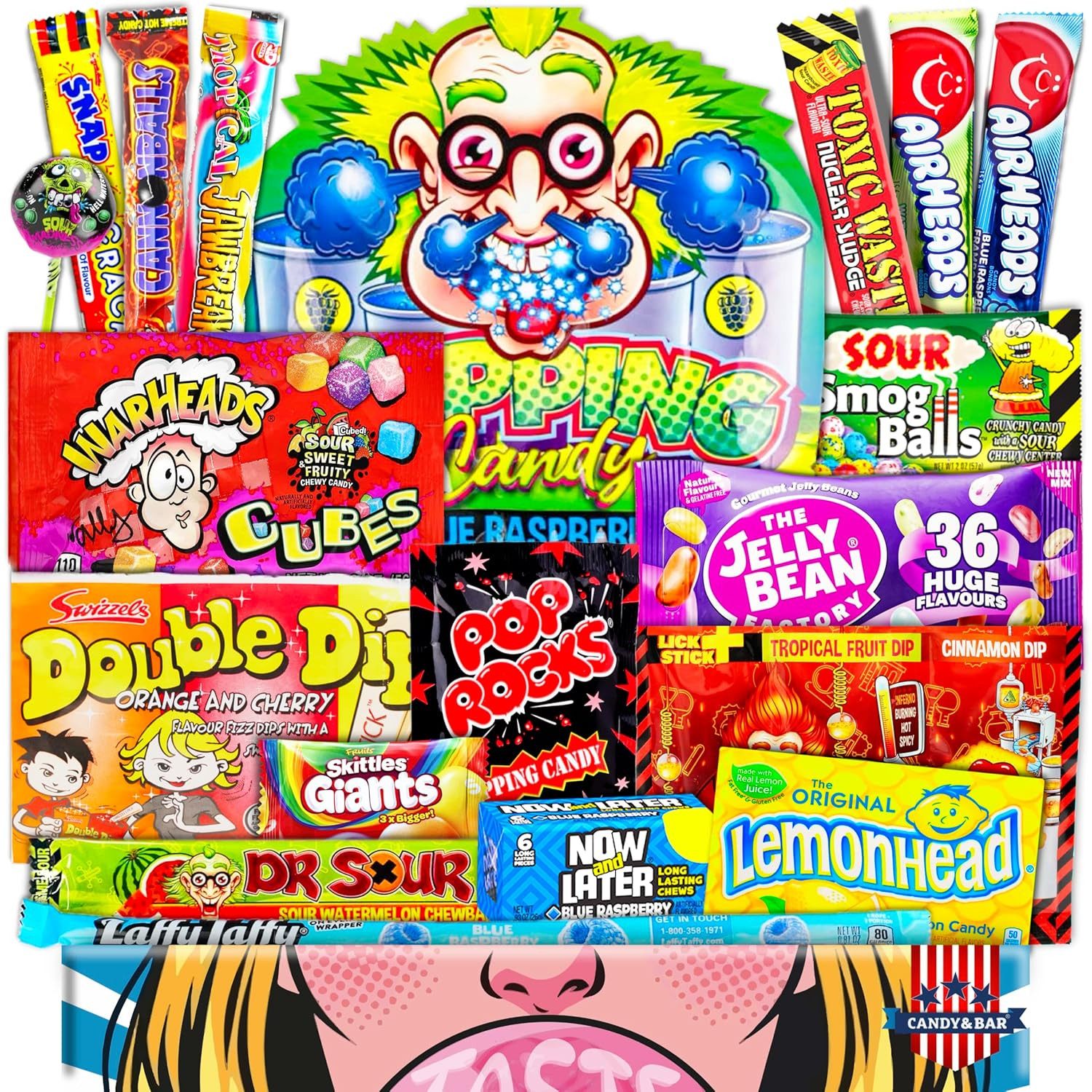 Candy & Bar Süßigkeit USA Süßigkeiten Mix Box, American Candy, Candy & Bar®