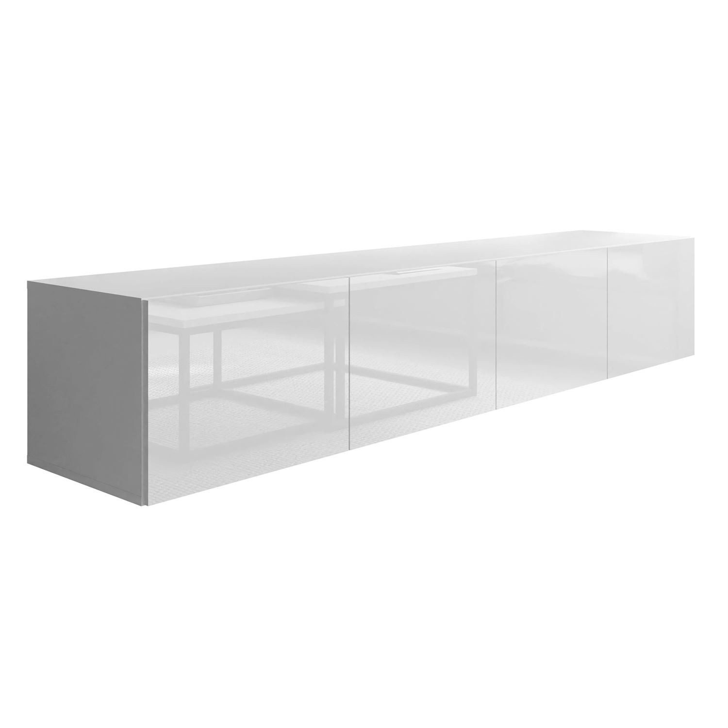 Lookway Lowboard COLGANTE 200 weiß Hochglanz RTV-Schrank mit LED