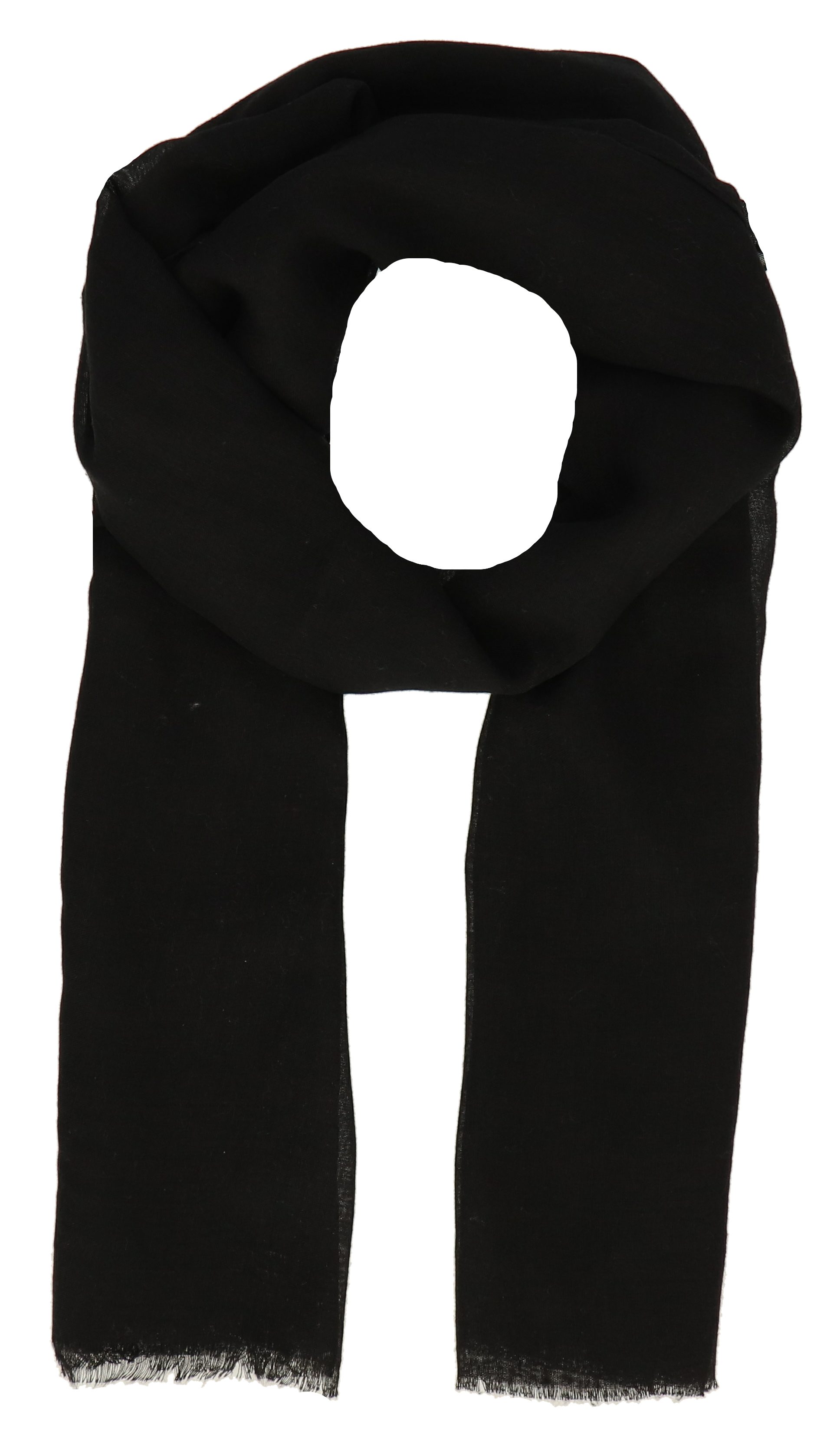 halsüberkopf Accessoires Modeschal Schal Unifarben, hauchfeiner Sommerschal in Unifarben schwarz