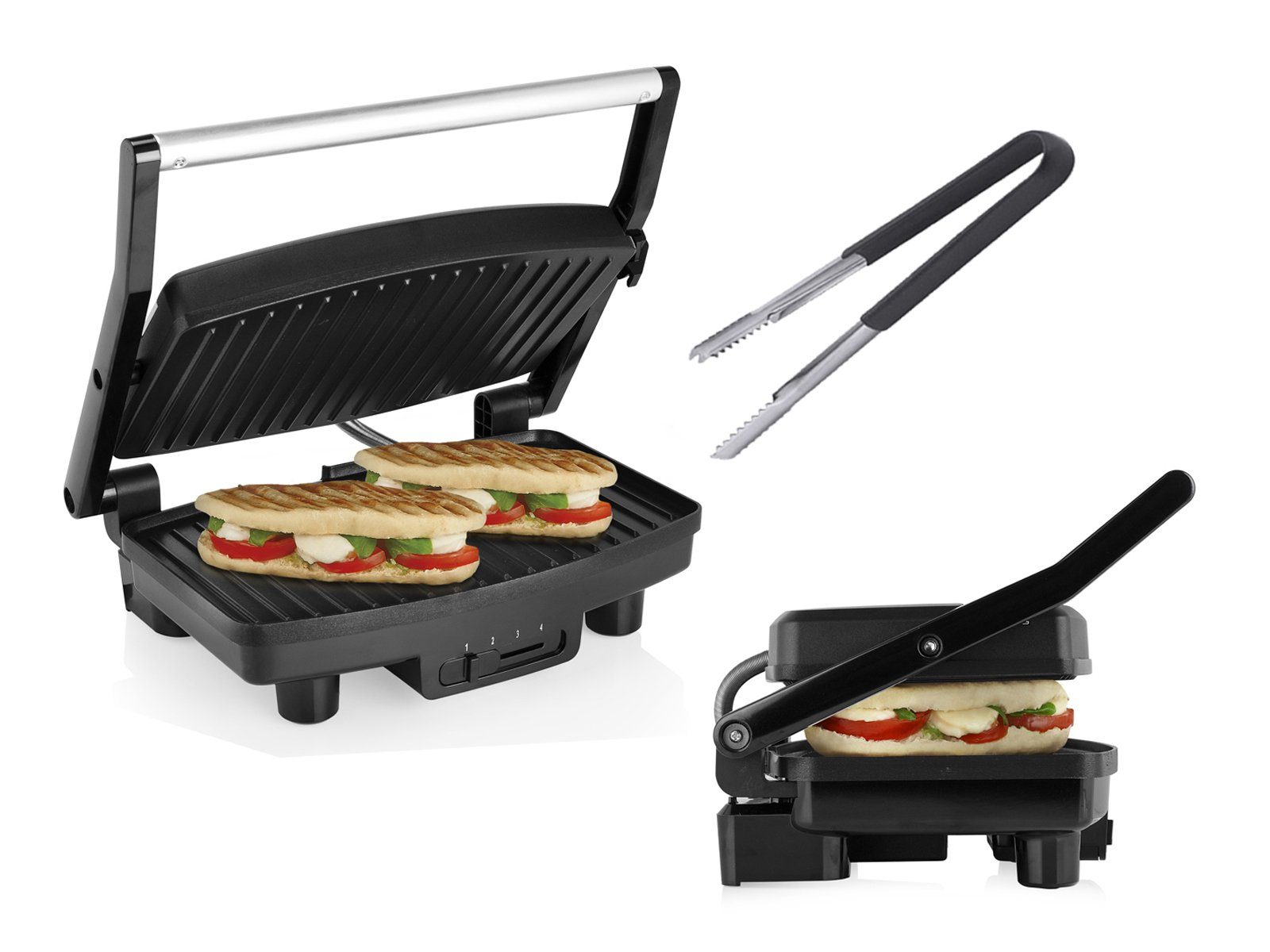 1500 & Kontaktgrill, grillen, Grillzange fettarm Setpoint Multi Snackmaker W, & Indoorgrill Panini