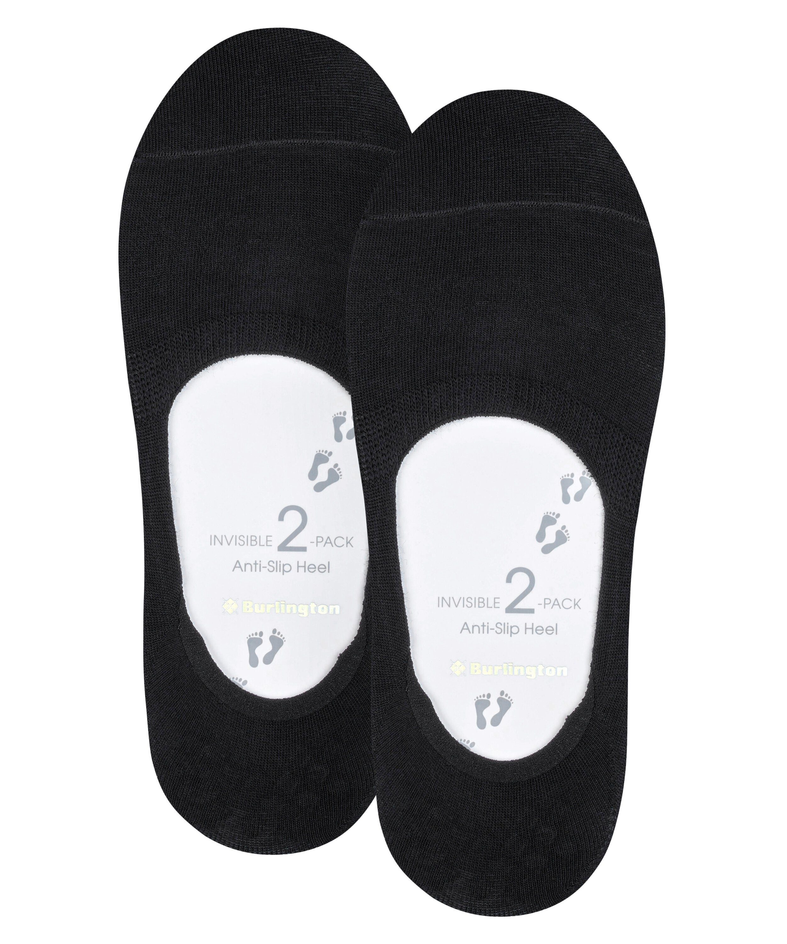 black Everyday mit Anti-Slip-System (3000) Burlington Füßlinge 2-Pack