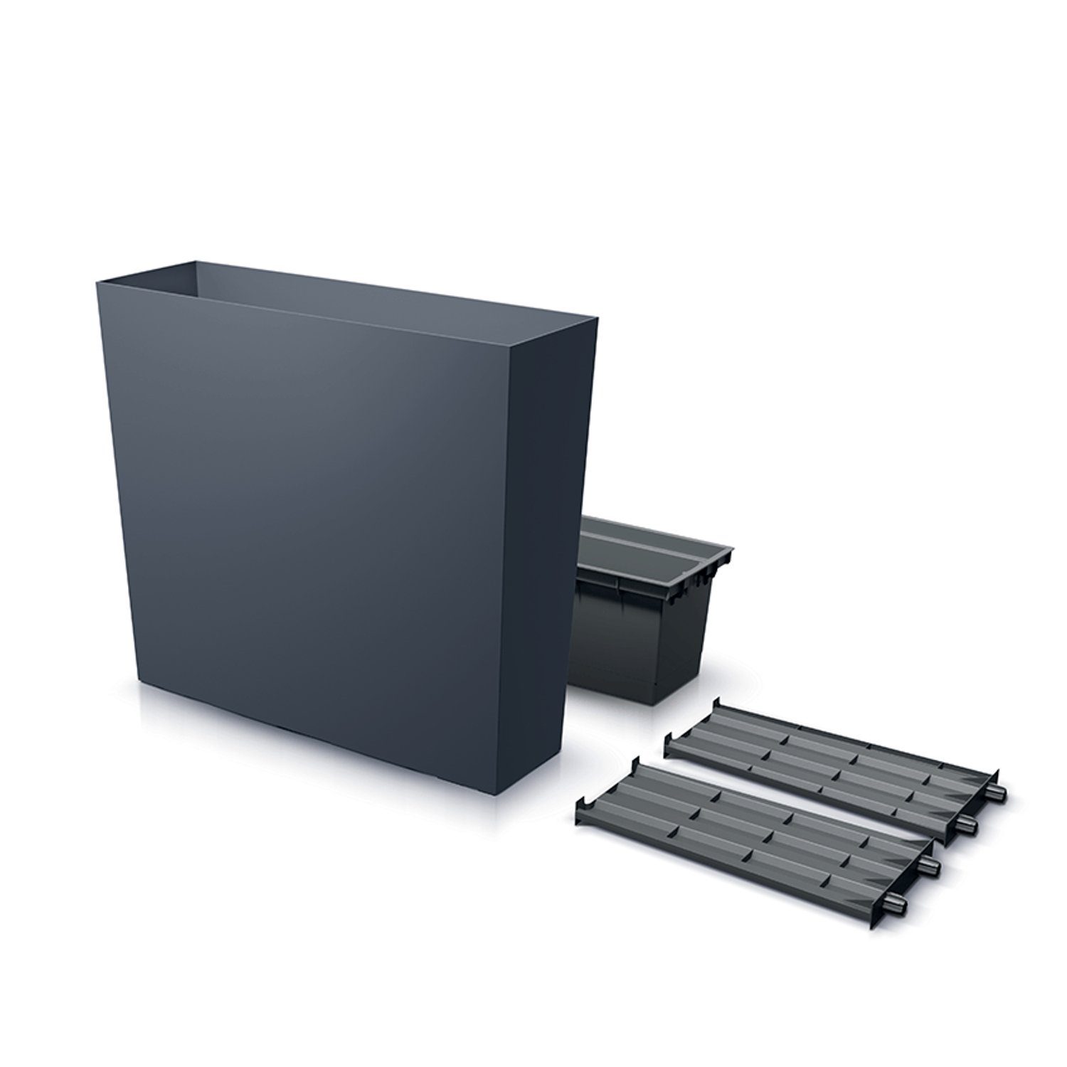 Prosperplast Blumentopf, Blumentopf Balkonkasten Urbi Case Tower