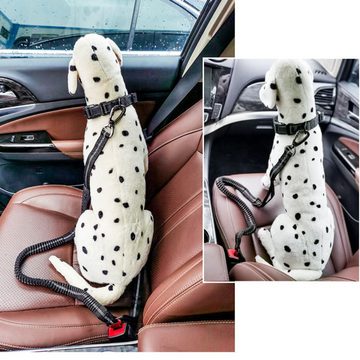 GelldG Hundeleine Hundeleine, Verstellbare Führleine für Hunde mit Auto Sicherheitsgurt