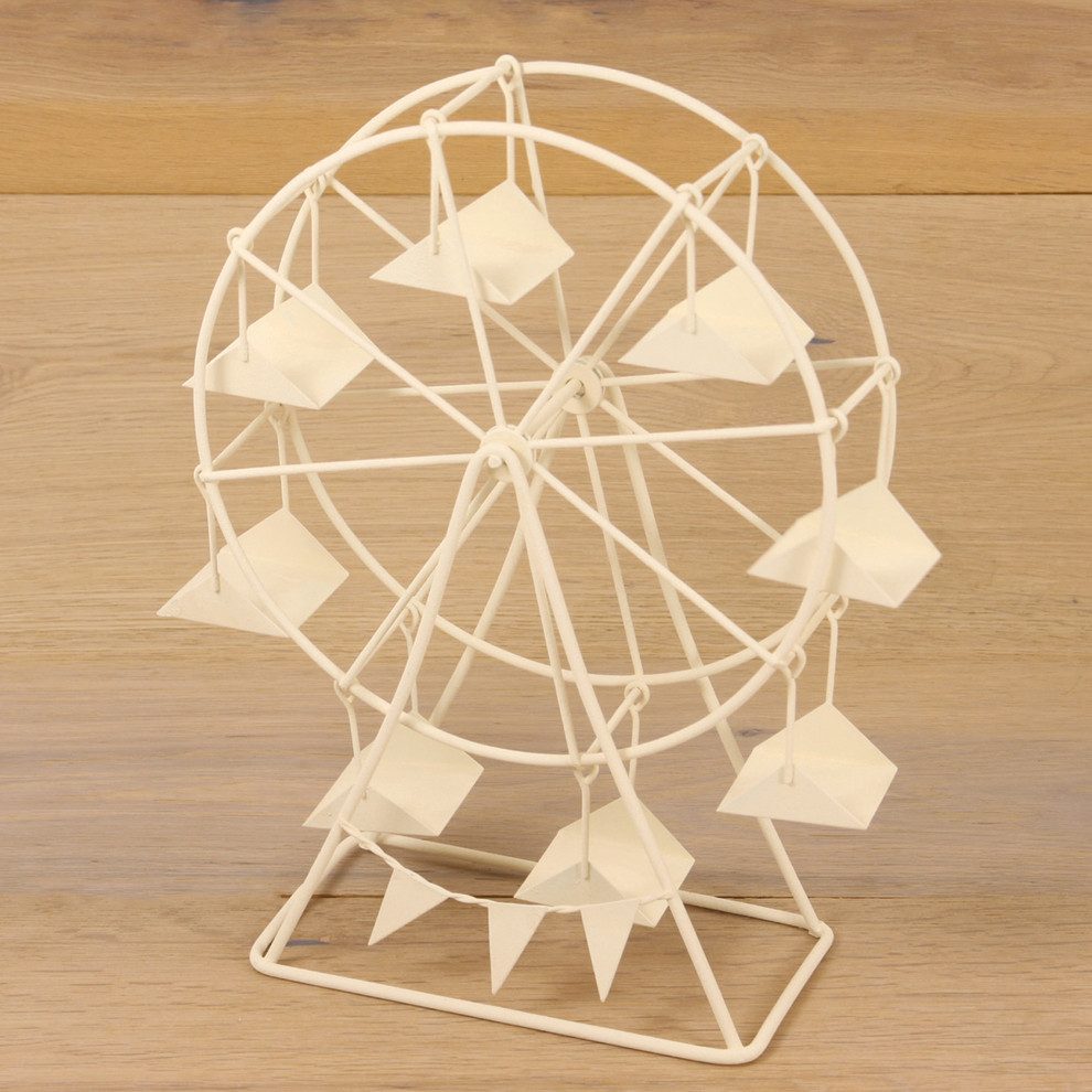 FADEDA Krippen-Zubehör FADEDA Riesenrad mini, weiß, Höhe in cm: 14