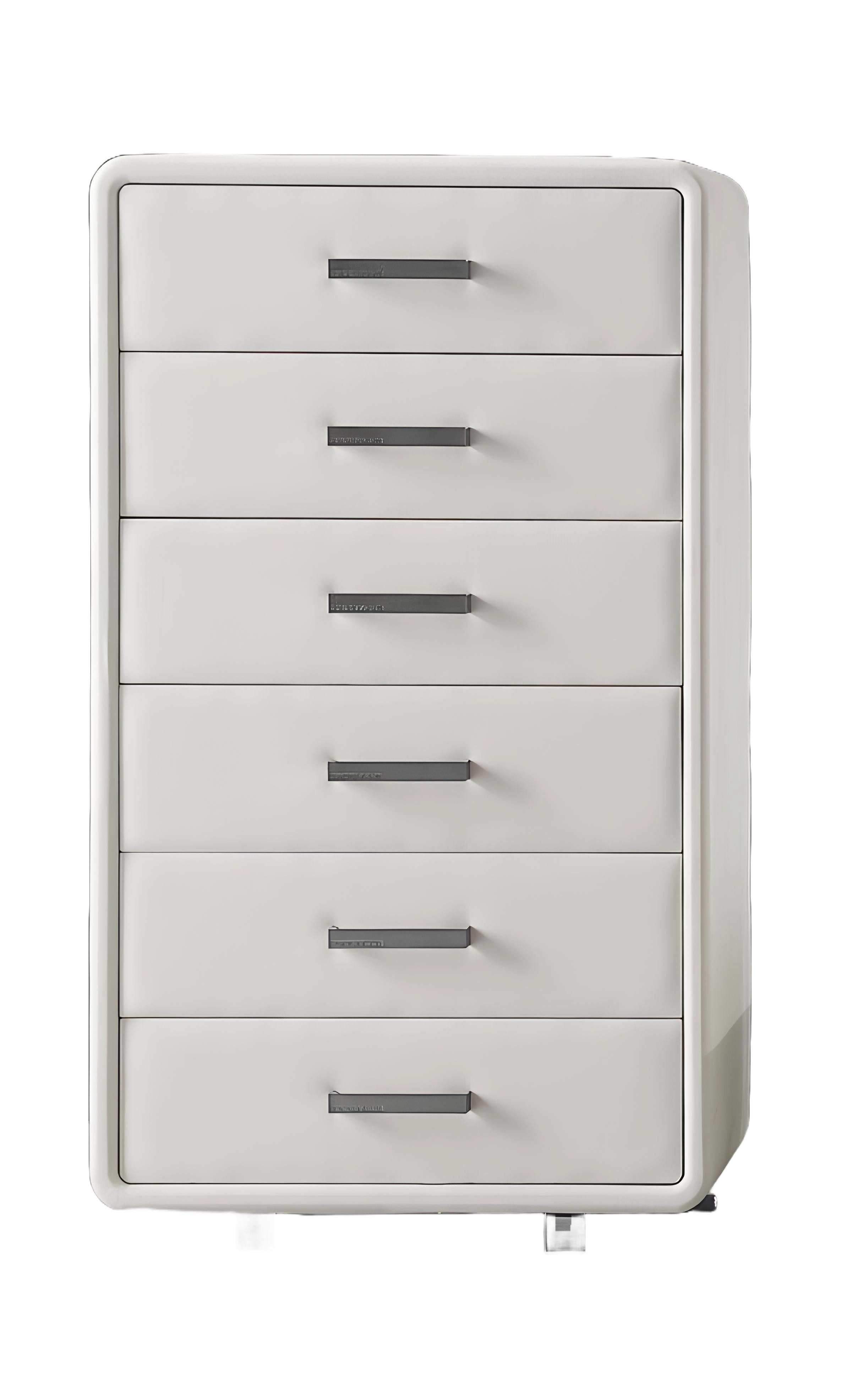 JVmoebel Sideboard Leder Hochschrank mit 6 Schubladen in elegantem Design (Kommoden), Made in Europa