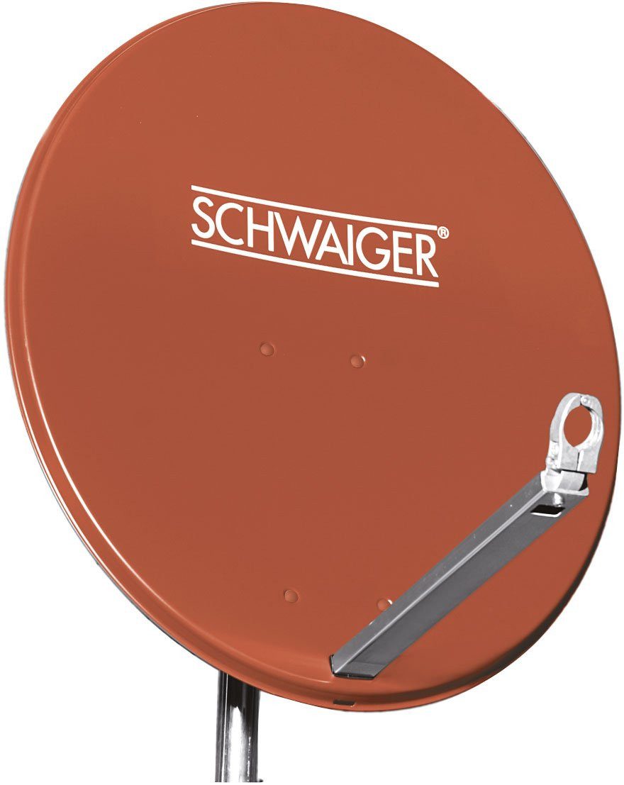 Schwaiger SPI800.2 Sat-Spiegel (75 cm, Aluminium, ziegelrot)