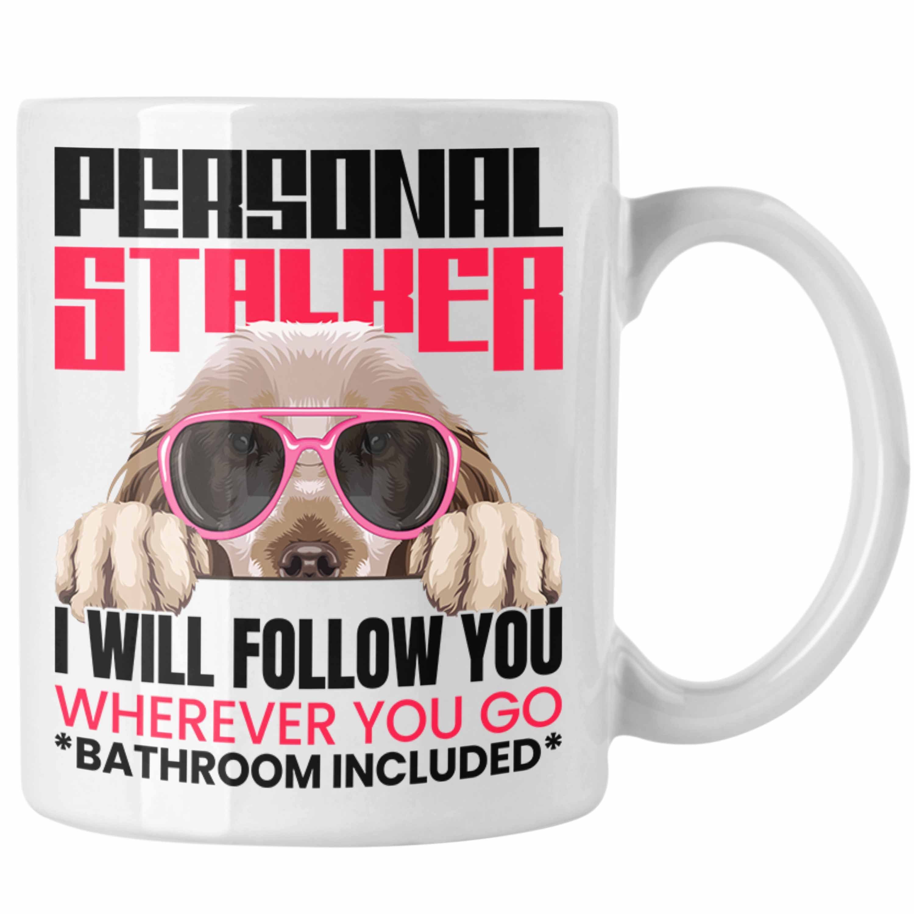 Besitzerin Lustiger Spaniel Weiss Geschenkidee Tasse Tasse Geschenk Spruch Trendation Cocker