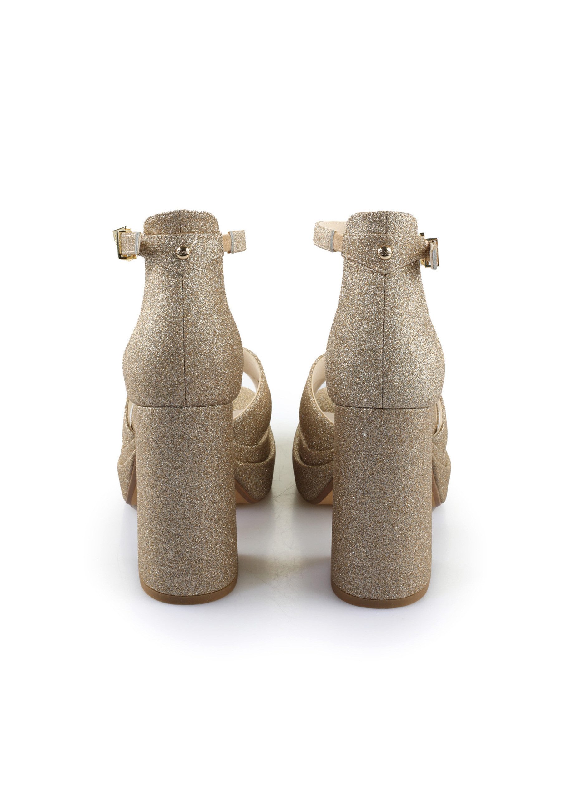 Buffalo Buffalo Cross -Vegan Glitter High-Heel-Pumps