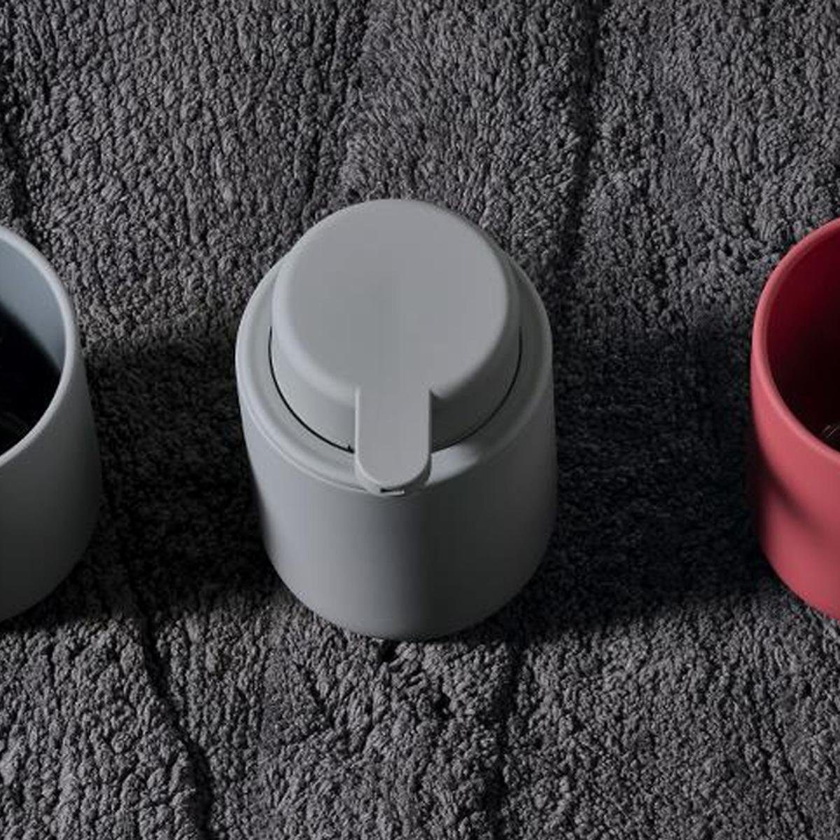 Zone Denmark Seifenspender ZONE Seifenpumpe UME Grau, Keramik mit Soft-Touch, (Stück)