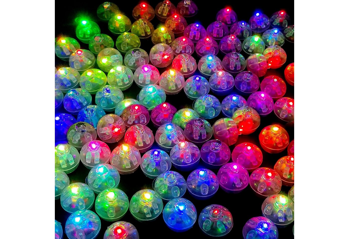 FELIXLEO LED-Leuchtmittel LED Ballons Lichter Mini Bunt Ballonlichter Runde Party, 240 St.