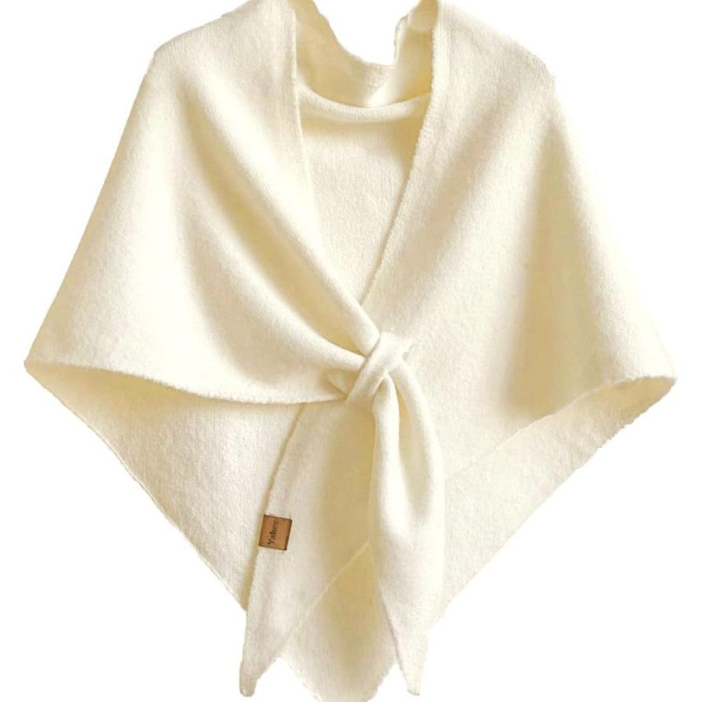 Blusmart Dreieckstuch Damen Dreieck Poncho Schal aus Kaschmirimitat, (Stilvoll und warm, 185 × 75 cm), Für Herbst und Winter