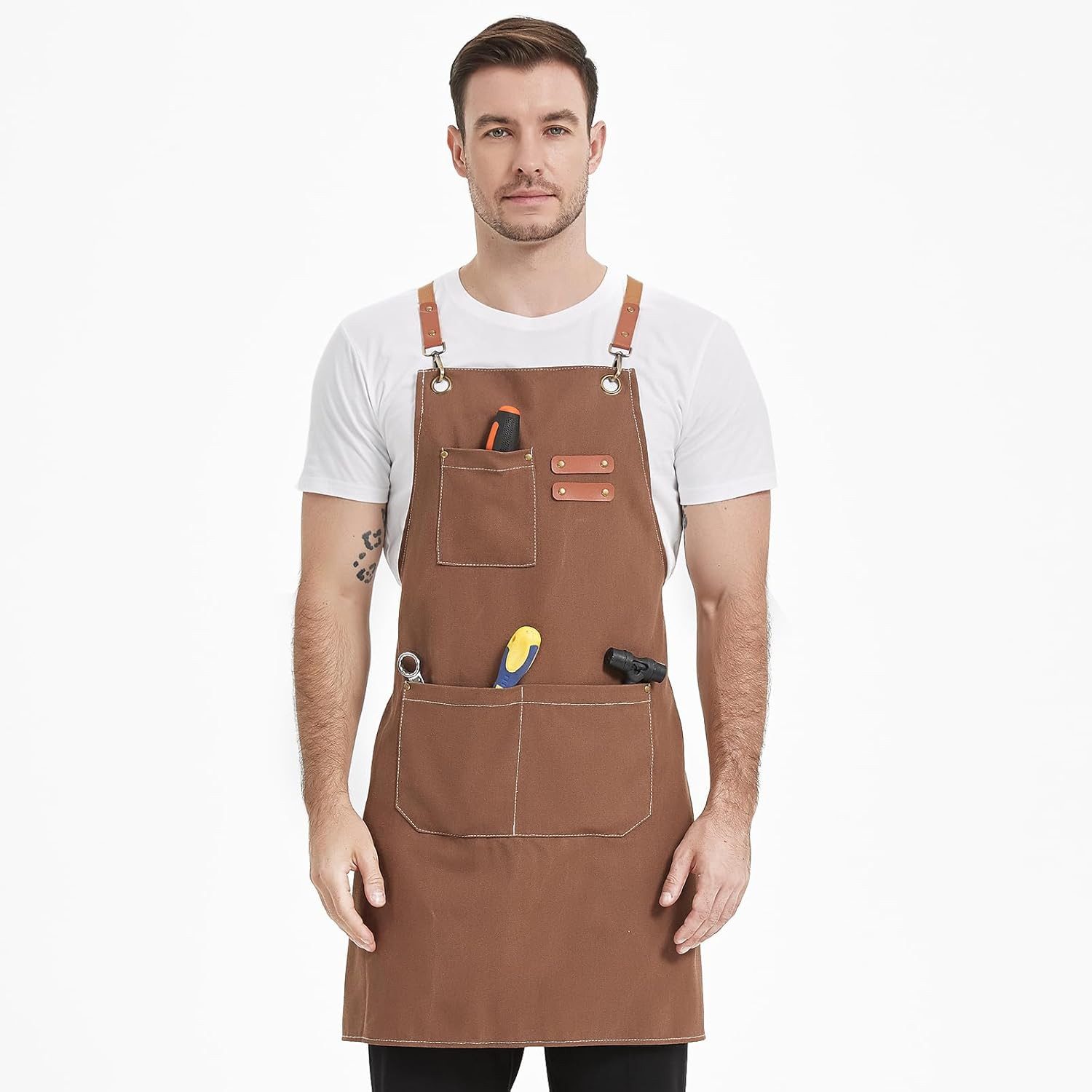 Kaket Kochschürze Verstellbar mit 3 Taschen günstig online kaufen