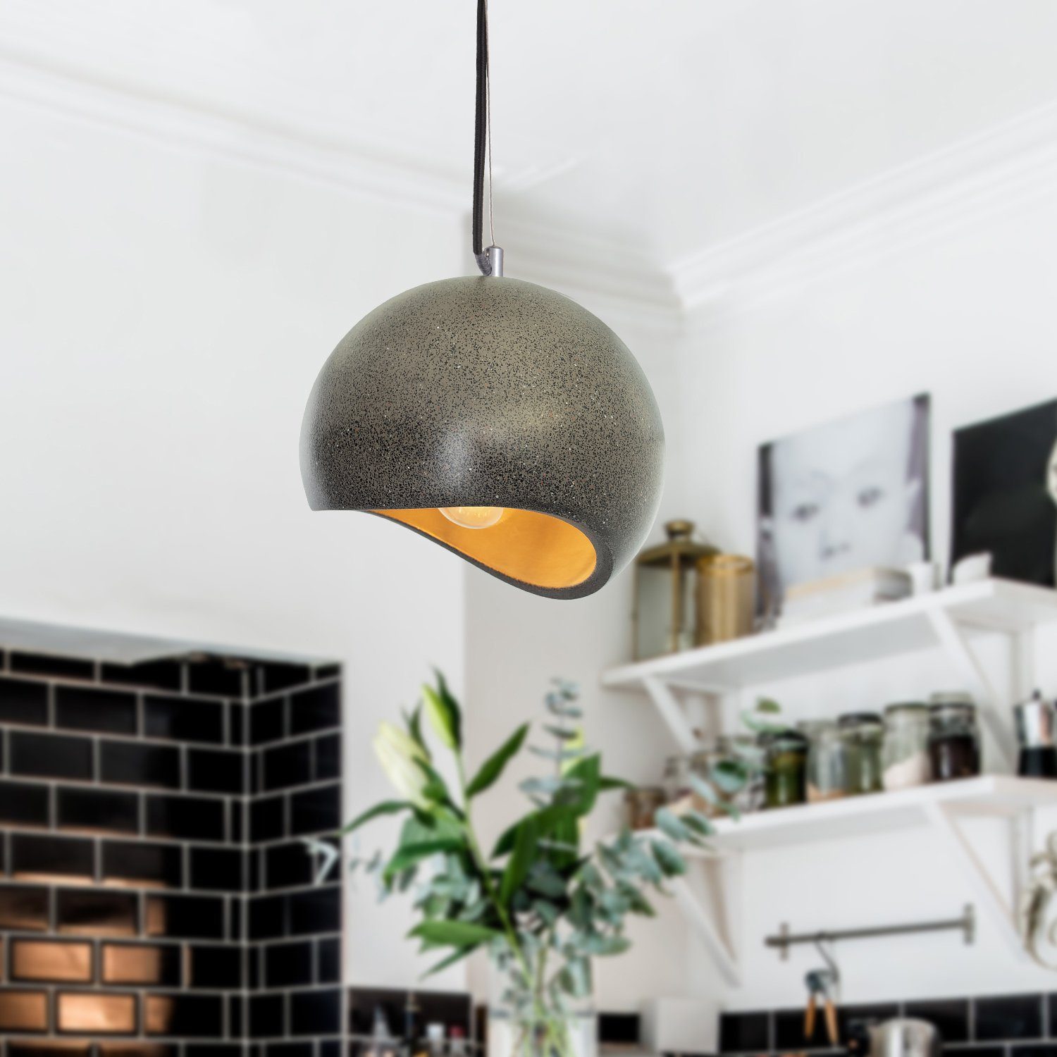 Paco Home Pendelleuchte BUNDY, Höhenverstellbar LED, E27, Lampe Leuchtmittel, Für Esszimmer Küche, ohne Wohnzimmer