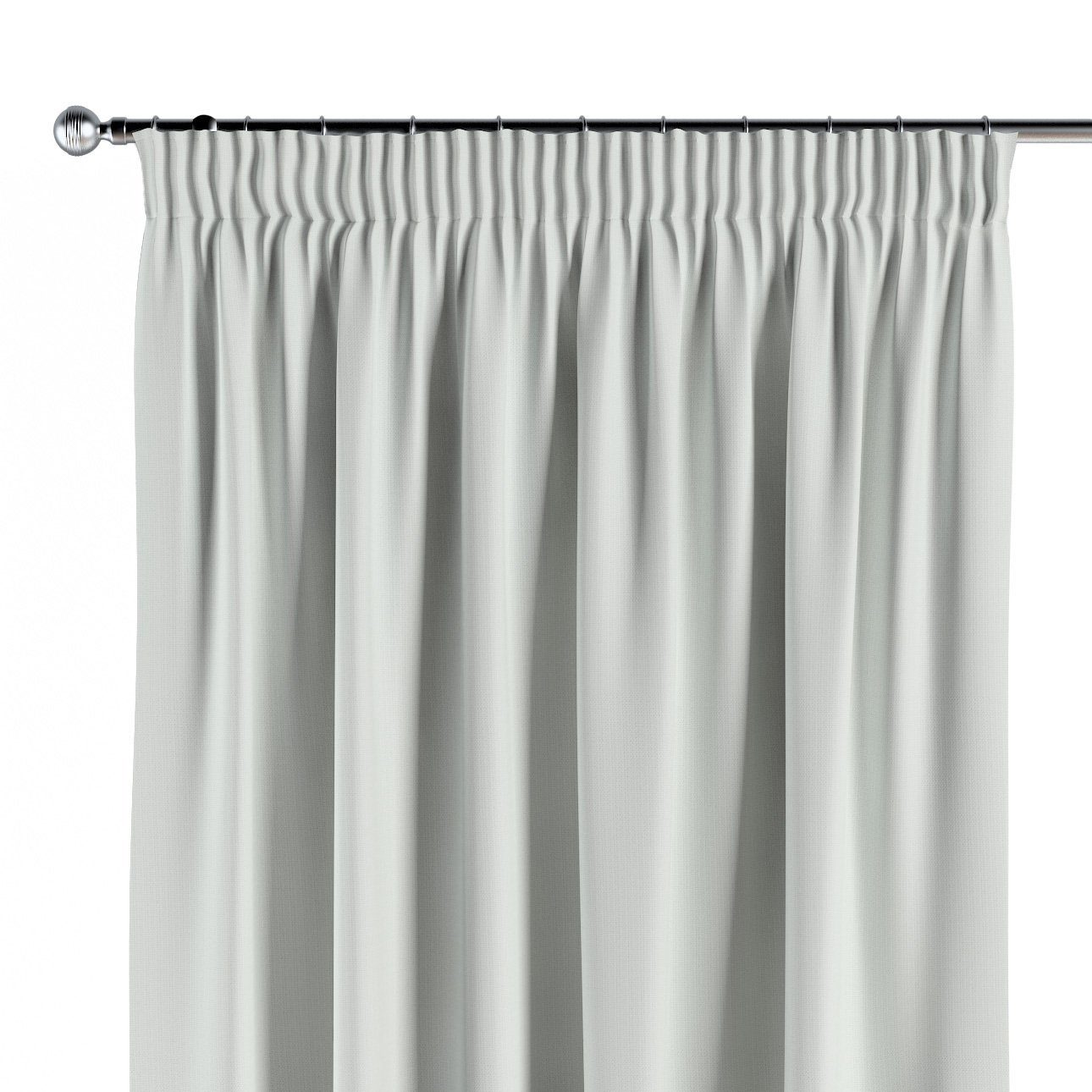 Vorhang Vorhang mit Kräuselband 60x100 cm, Blackout 300 cm, Dekoria weiß