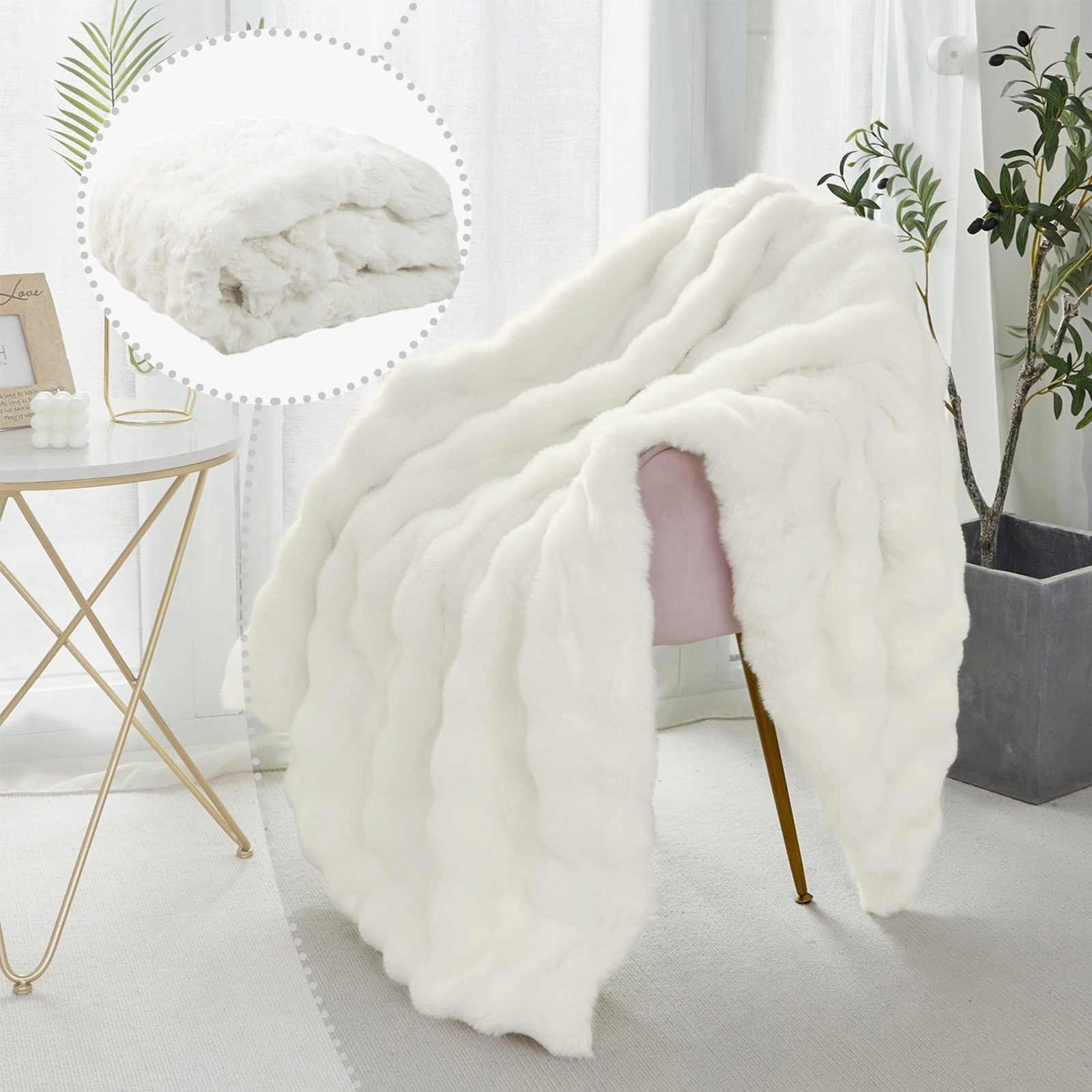 Wohndecke Sofadecke Welle Kuscheldecke Sofadecken Couchdecken, günstig online kaufen