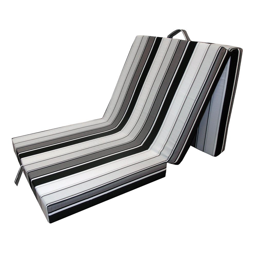 Klappmatratze, Schwarz/Weiß, 190 x 70 cm, günstig online kaufen