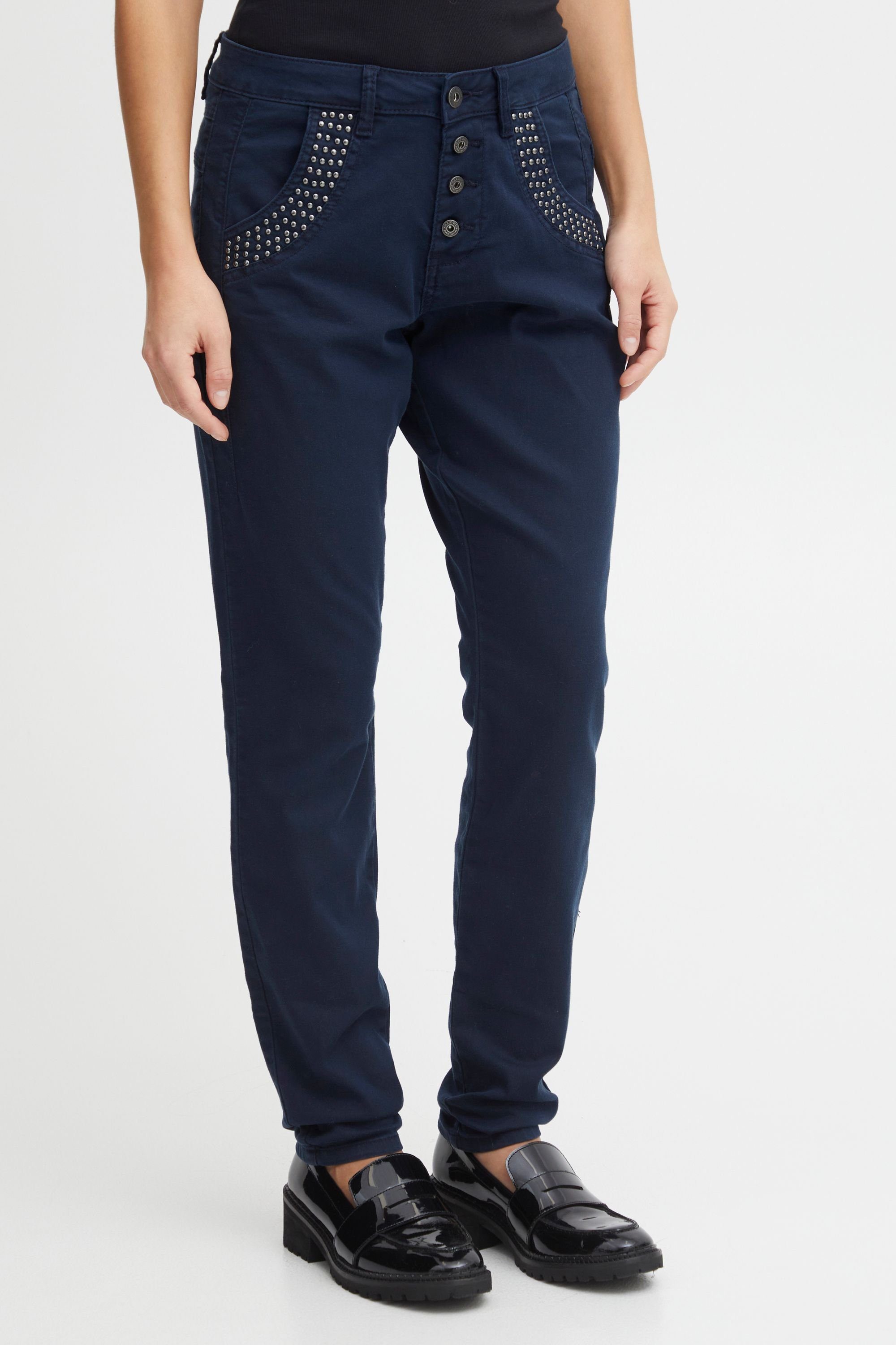 Pulz Jeans Chinohose PZMELINA Loose Pants 50207252 Dark Sapphire (194020)