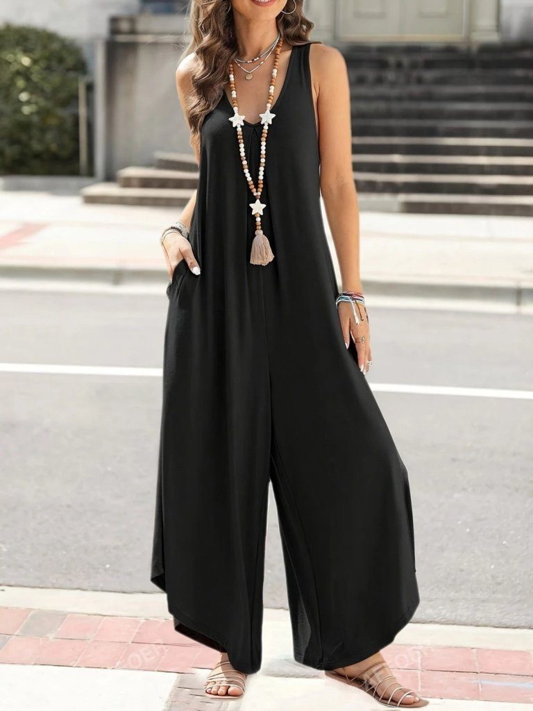 Moda Yakamoz Jumpsuit JANE'S Damen Ärmelloses günstig online kaufen