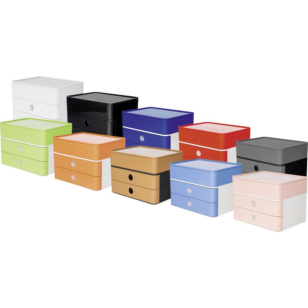 ALLISON HAN Schubladenbox 1100-81 SMART-BOX HAN Schubladenbox Orange, Anzahl Weiß PLUS